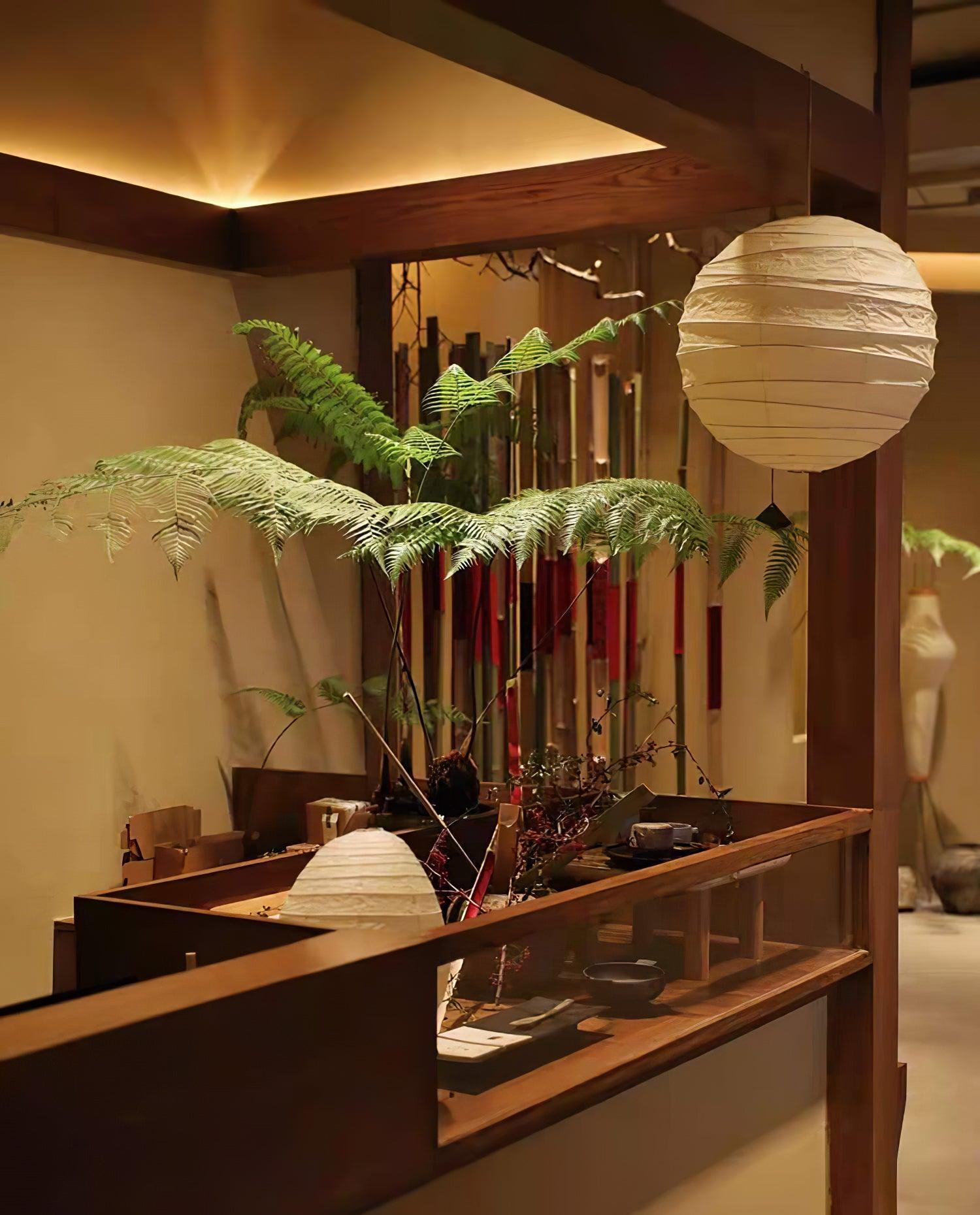 Washi Paper Pendant Lamp - Blowlighting