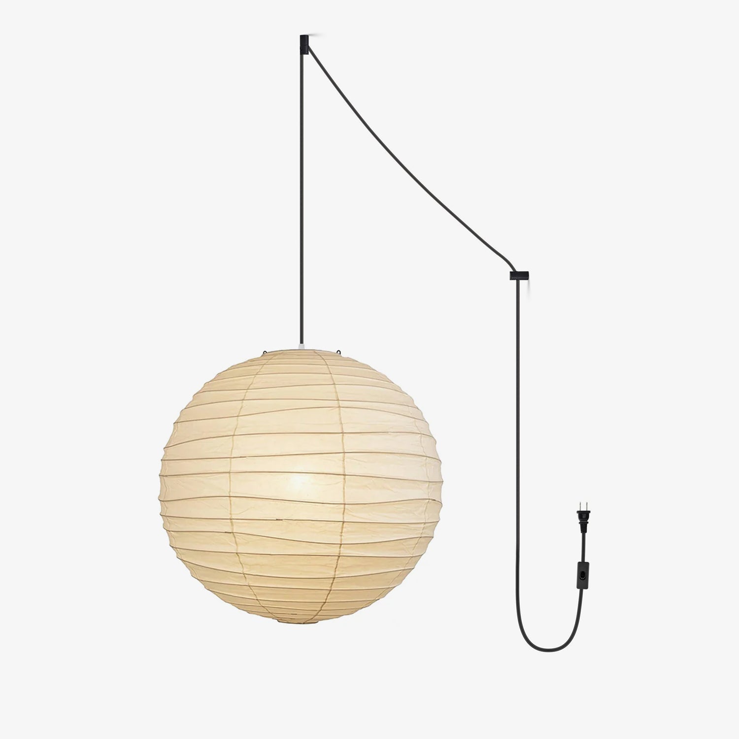 Washi Paper Pendant Swag Lamp - Blowlighting