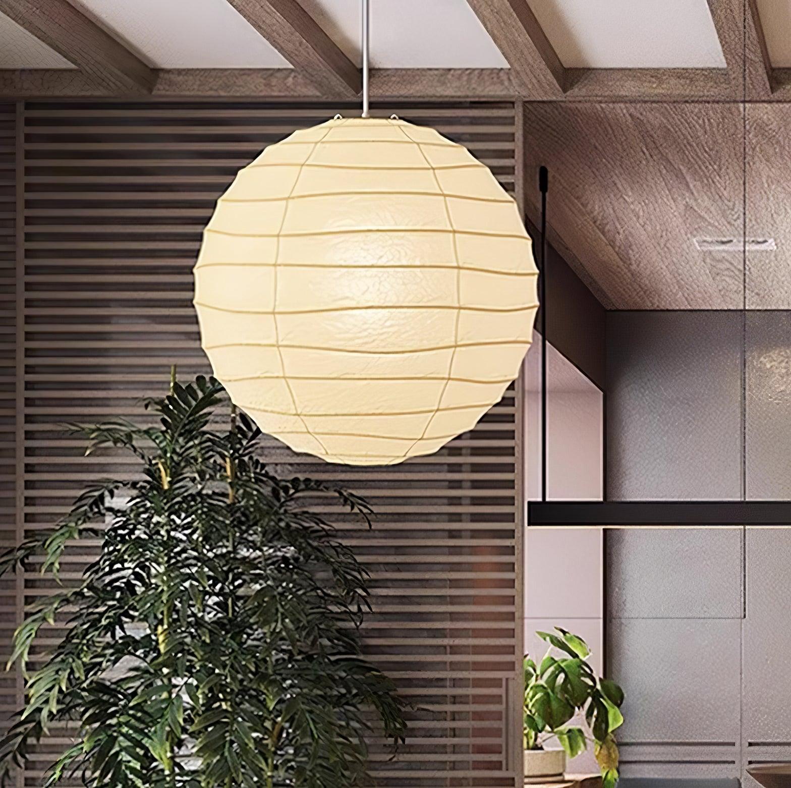 Washi Paper Pendant Swag Lamp - Blowlighting