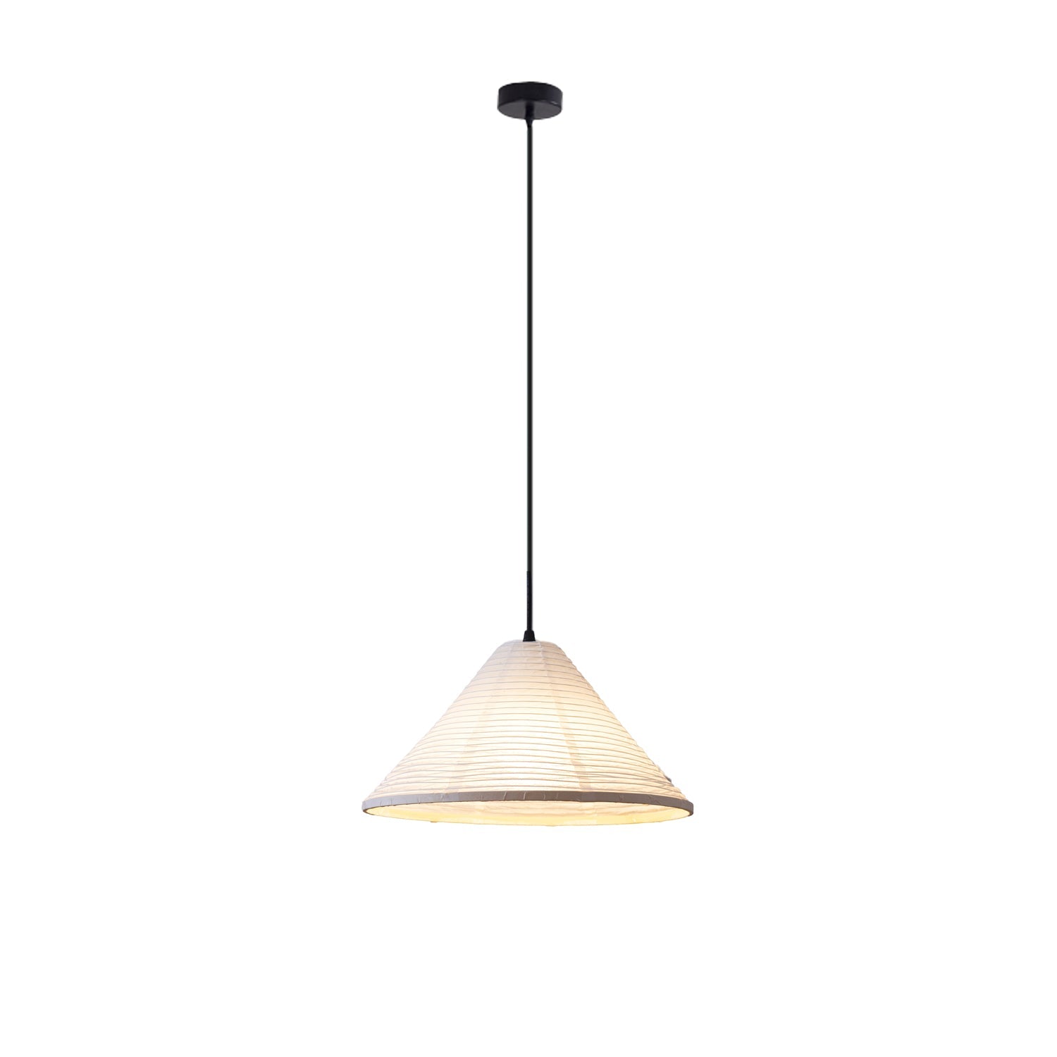 Washi Paper Pyramid Pendant Lamp - Blowlighting