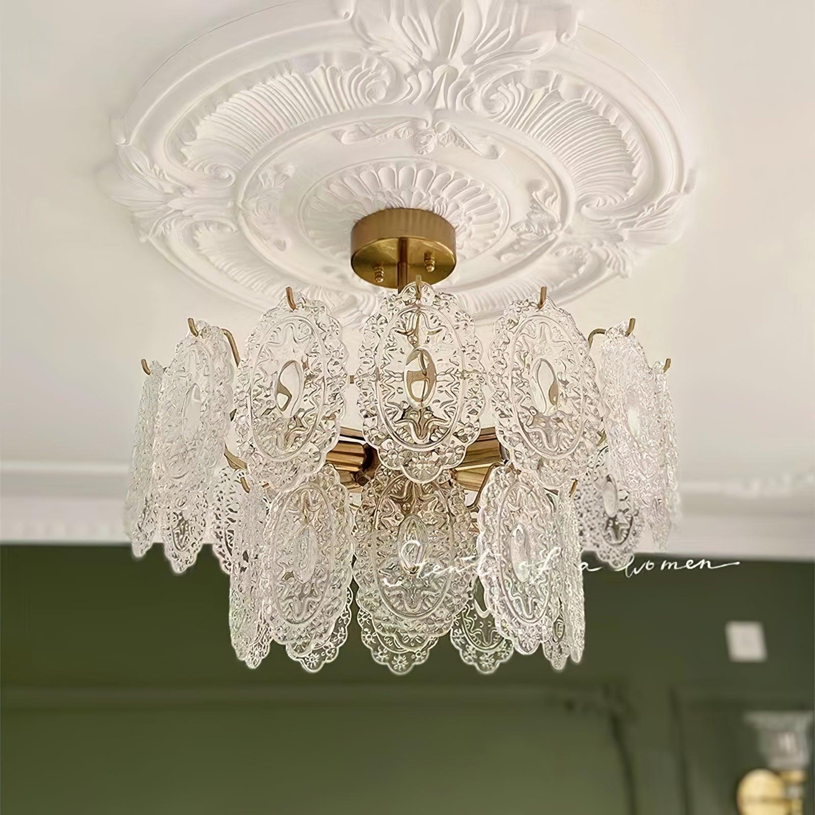 Wave Glass Chandelier - Blowlighting
