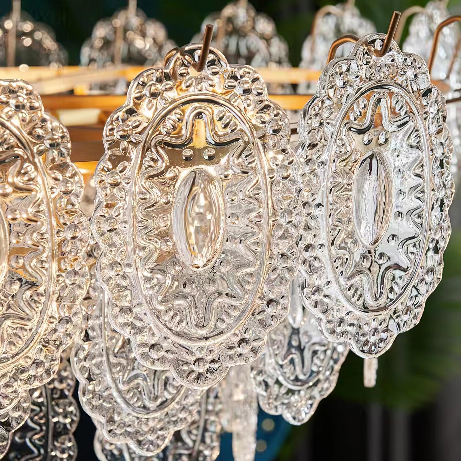 Wave Glass Chandelier - Blowlighting