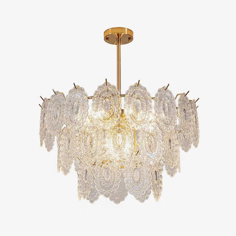Wave Glass Chandelier - Blowlighting