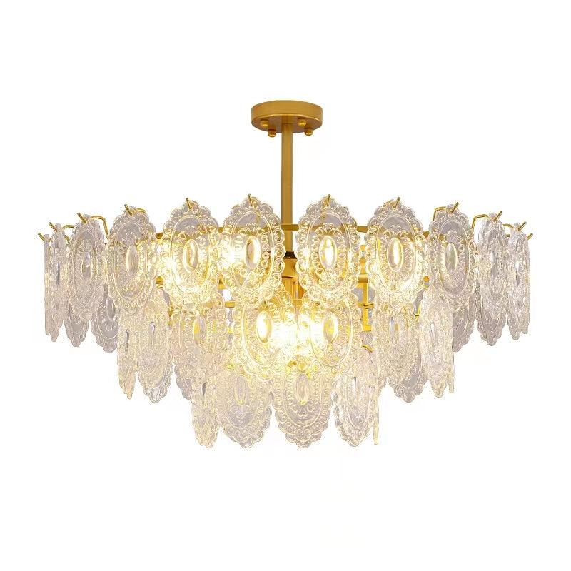 Wave Glass Chandelier - Blowlighting