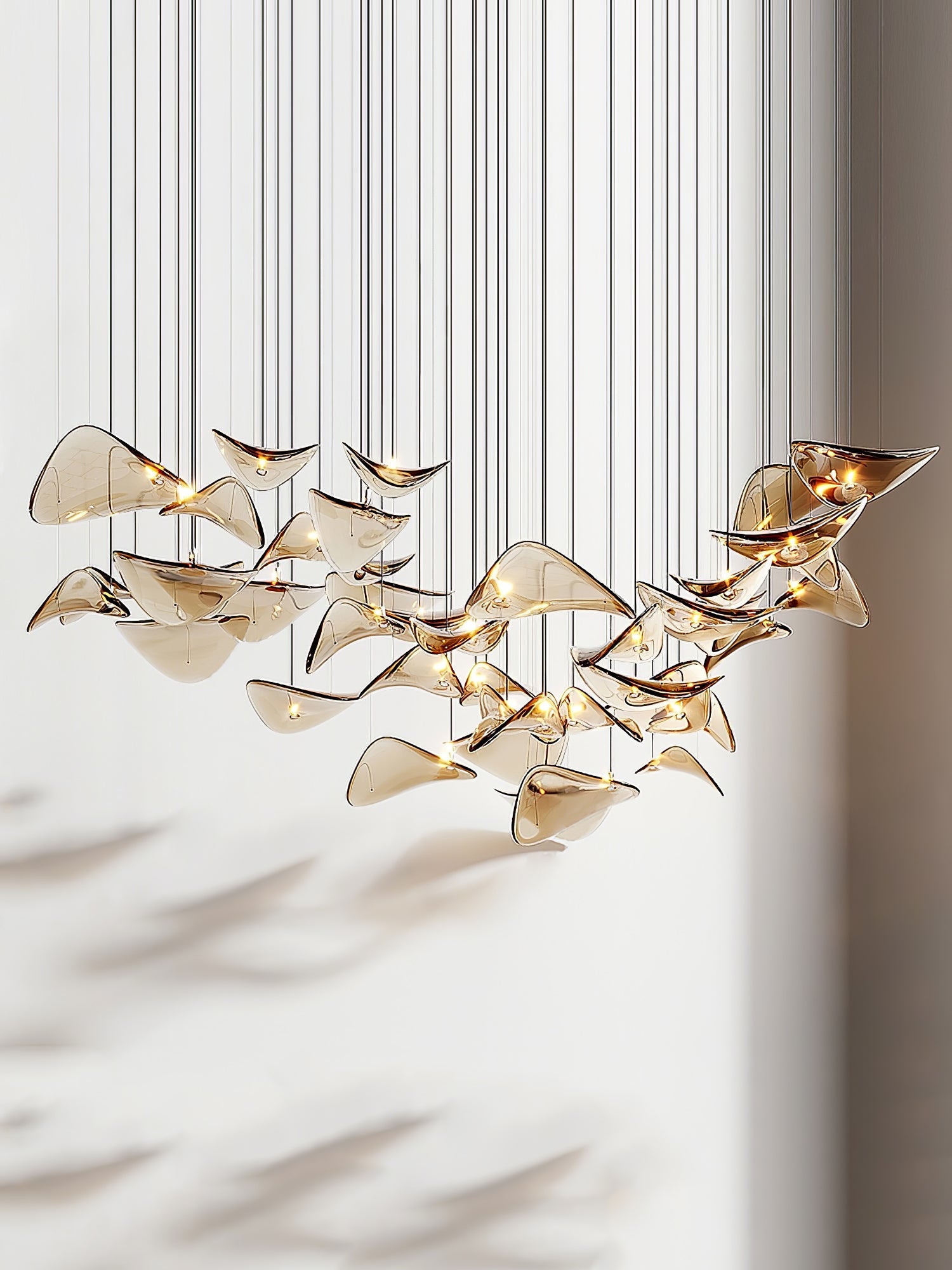 Eurrinia Butterfly Gold Metal Pendant Light - Blowlighting