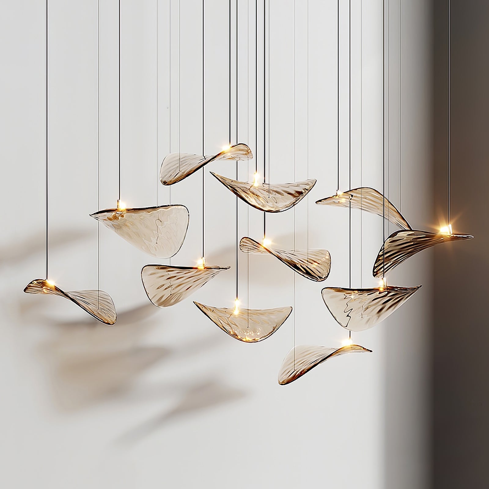 Eurrinia Butterfly Gold Metal Pendant Light - Blowlighting