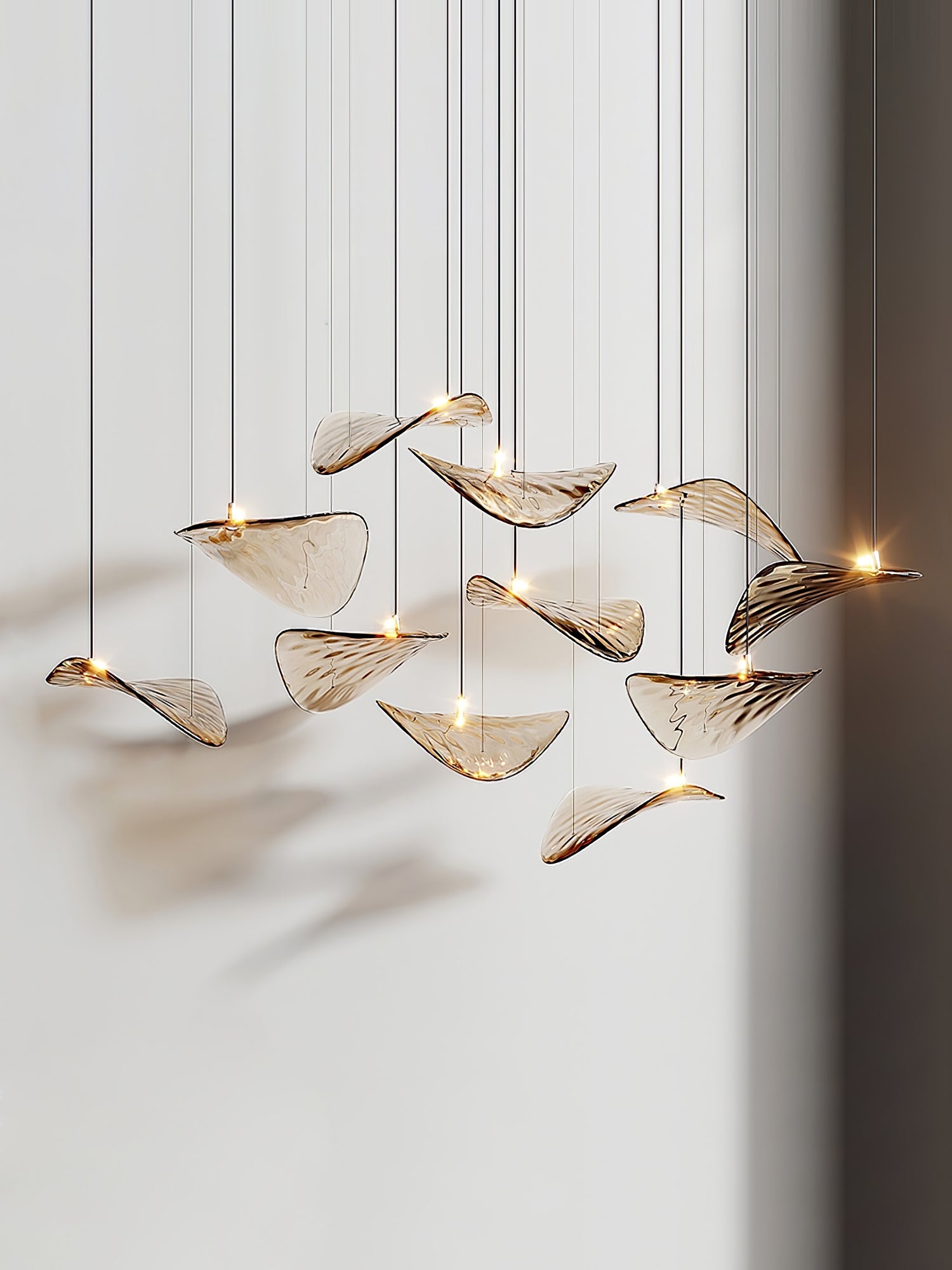 Eurrinia Butterfly Gold Metal Pendant Light - Blowlighting