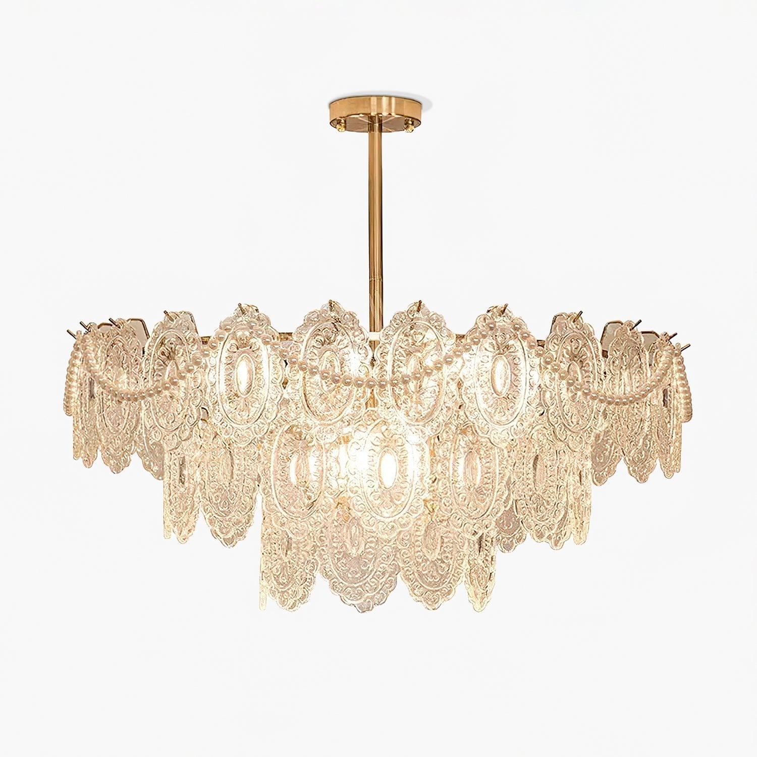 Wave Pearl Chandelier - Blowlighting