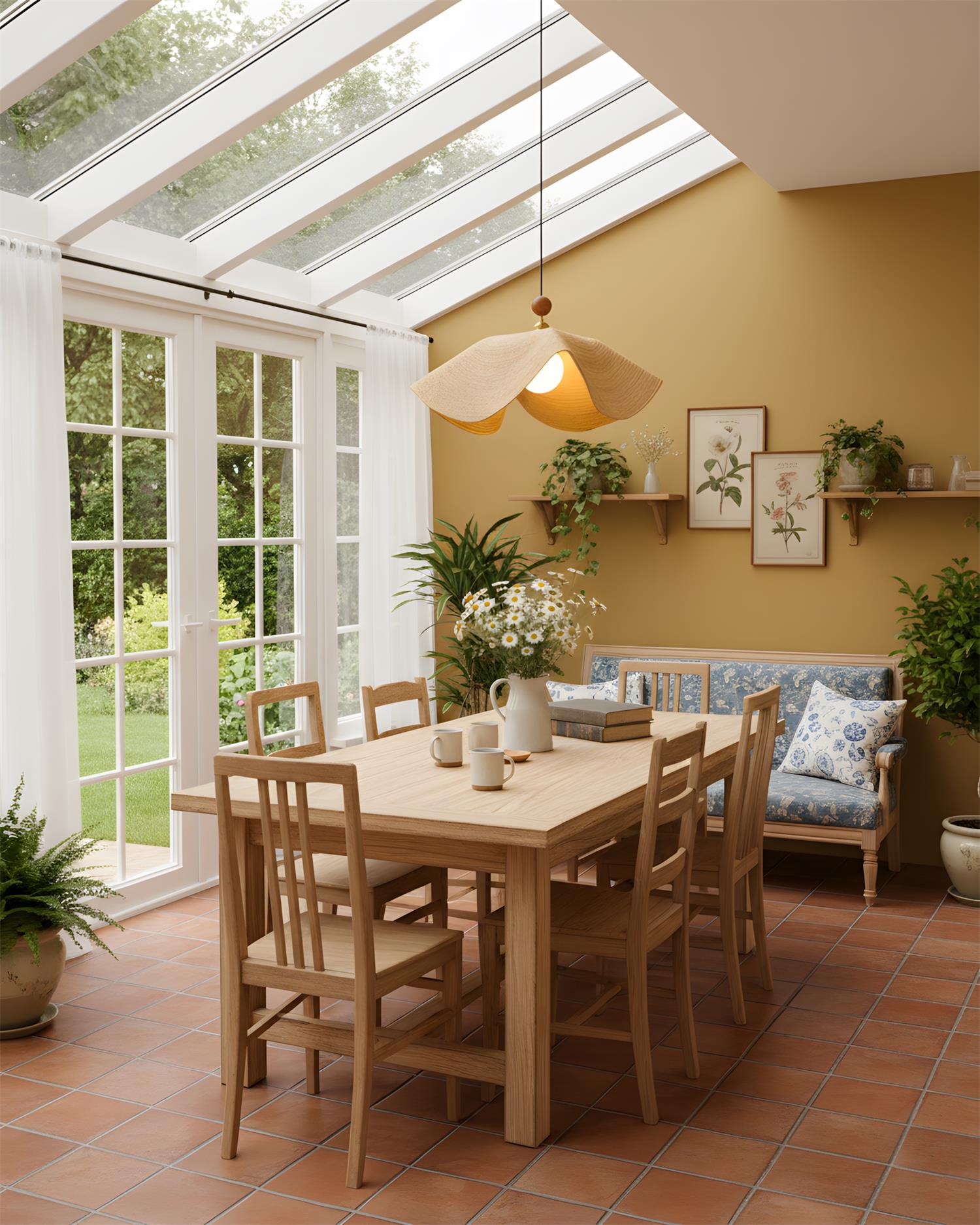 Wavora Minimalist Fabric Pendant Light