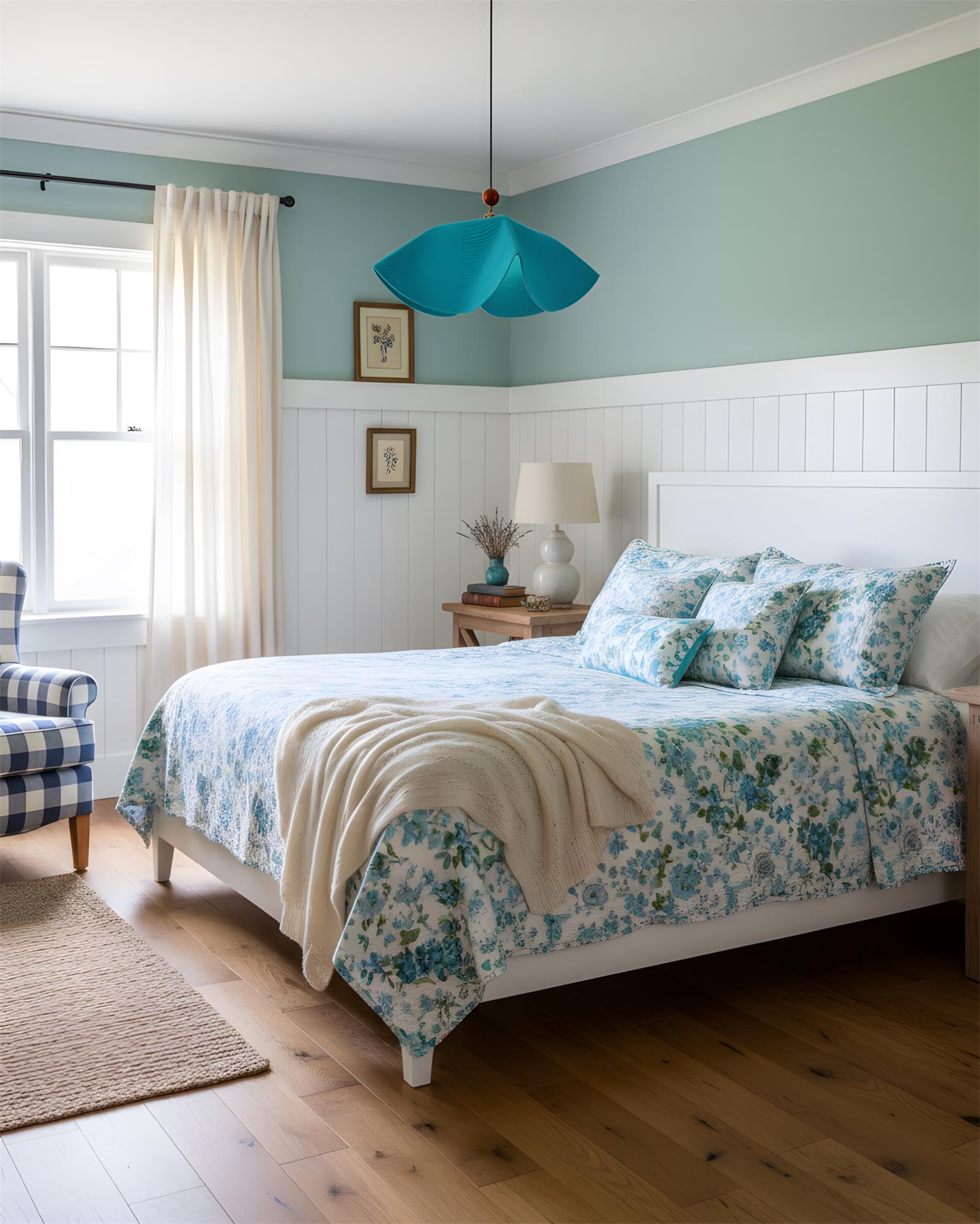 Wavora Minimalist Fabric Pendant Light