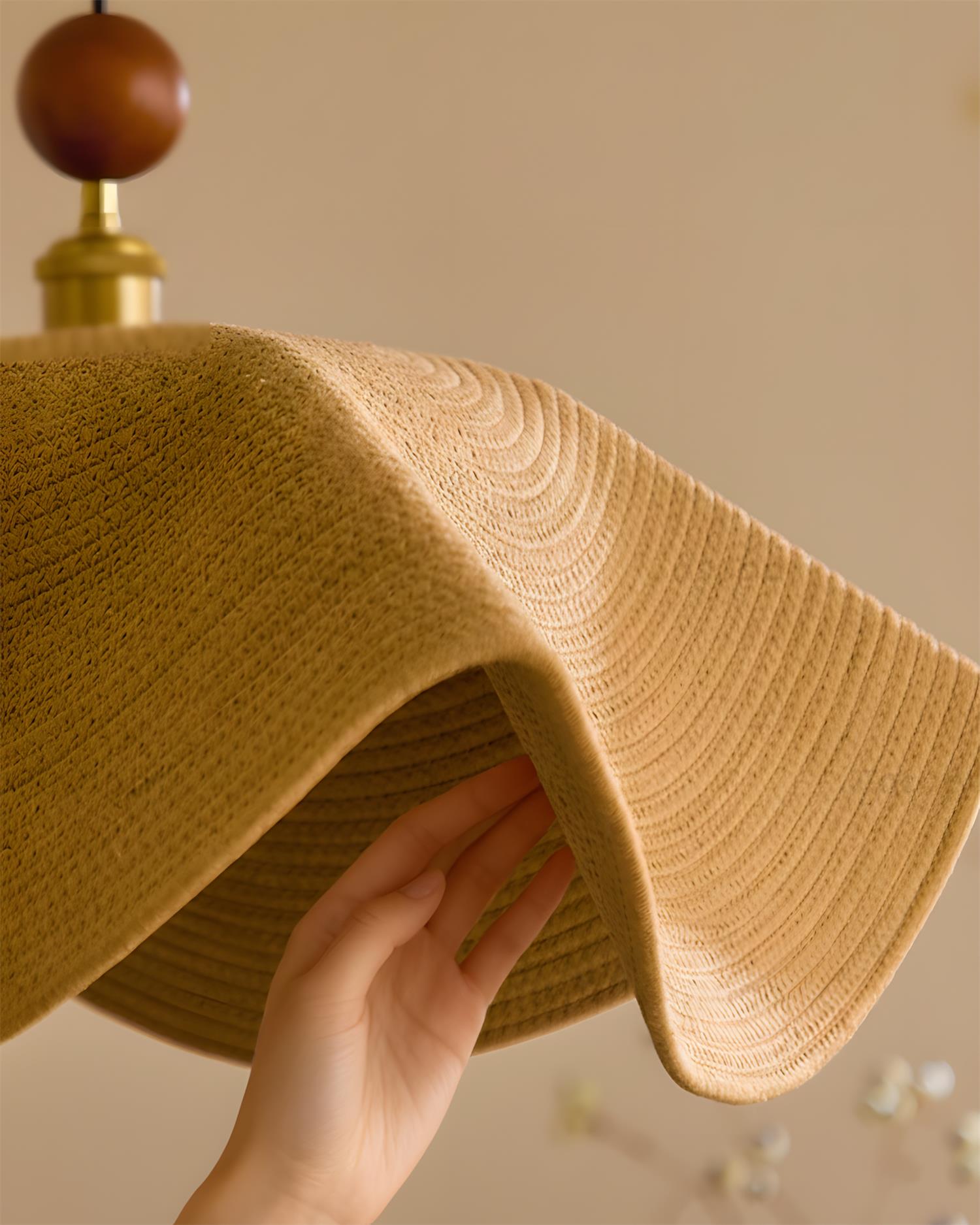 Wavora Minimalist Fabric Pendant Light