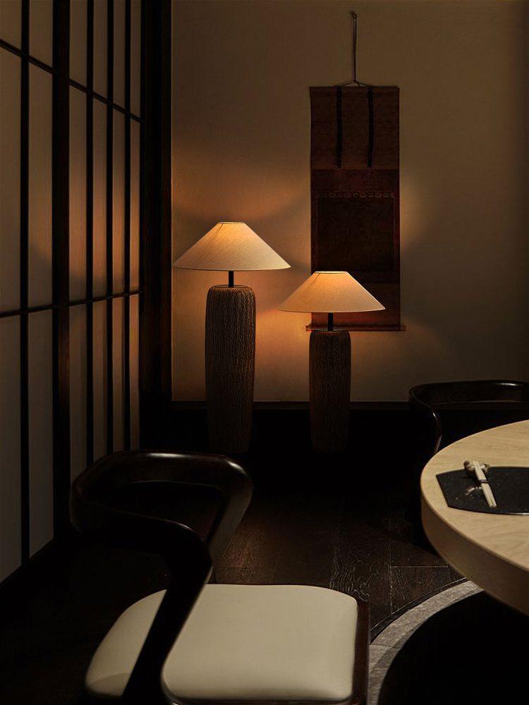 Weathered Wood Grain Floor Lamp - Blowlighting