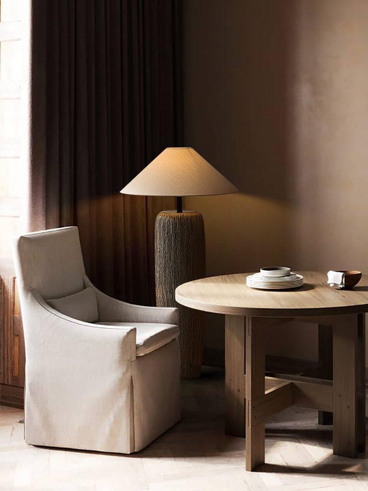 Weathered Wood Grain Floor Lamp - Blowlighting