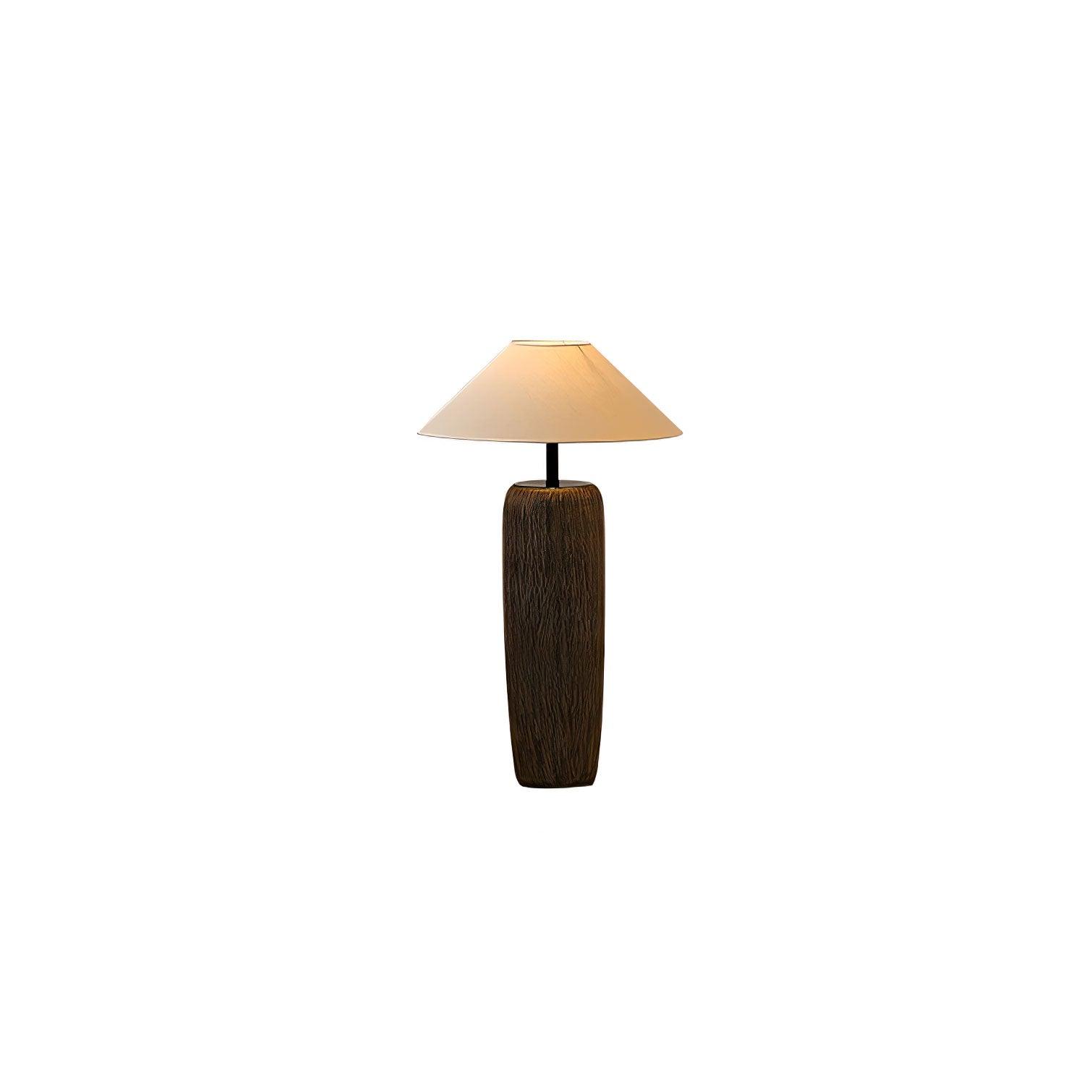 Weathered Wood Grain Floor Lamp - Blowlighting