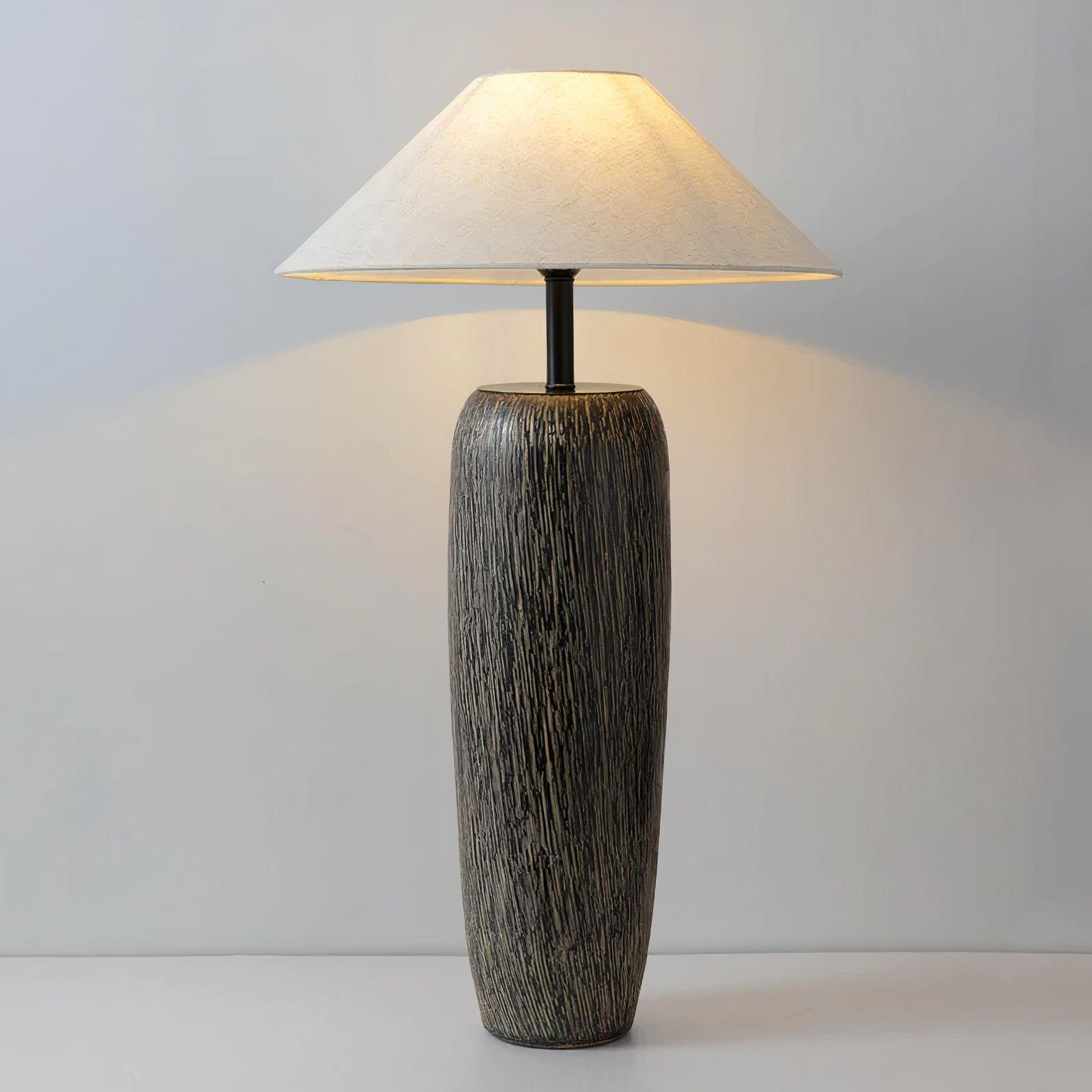 Weathered Wood Grain Floor Lamp - Blowlighting