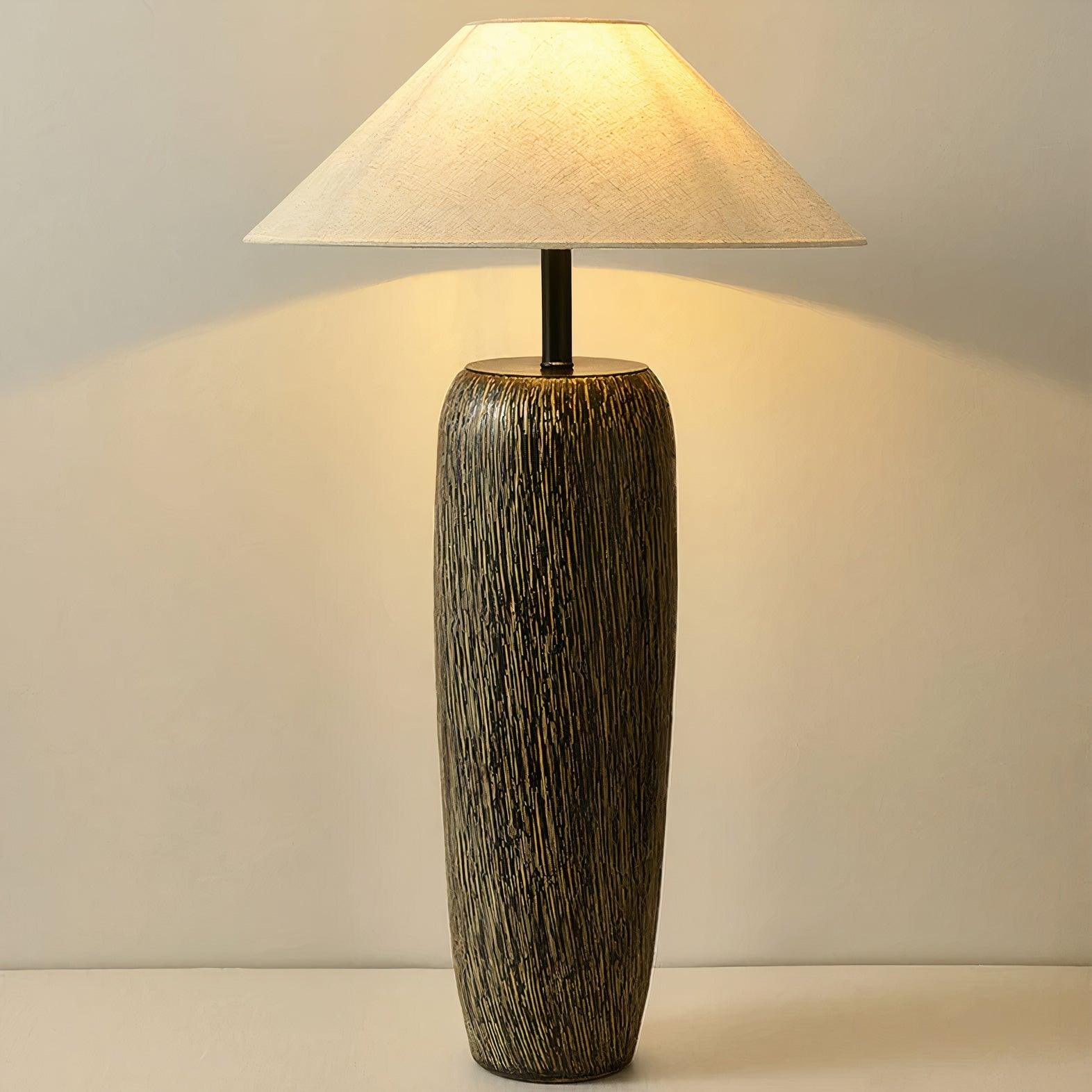 Weathered Wood Grain Floor Lamp - Blowlighting