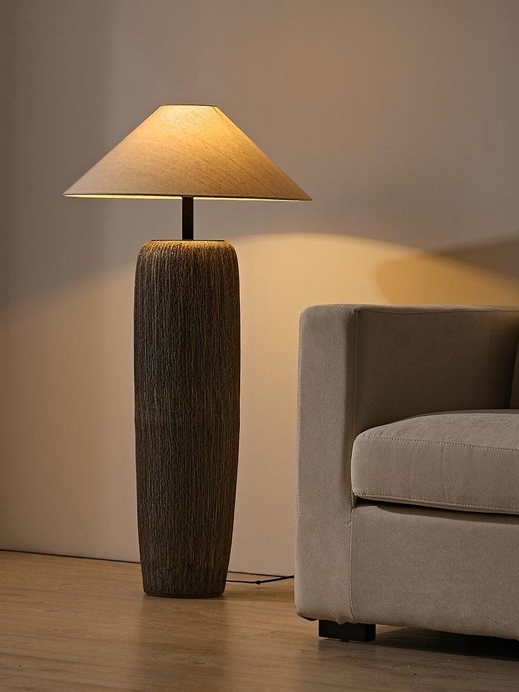 Weathered Wood Grain Floor Lamp - Blowlighting