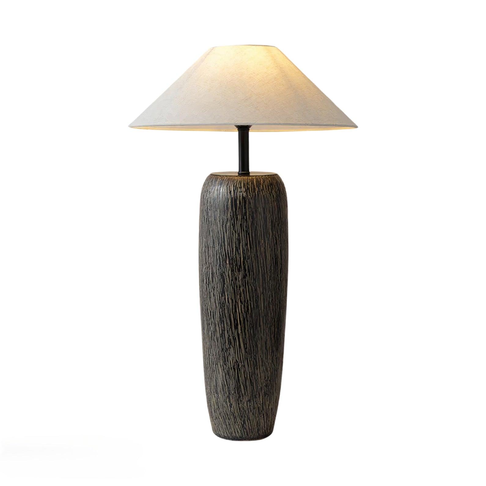 Weathered Wood Grain Floor Lamp - Blowlighting