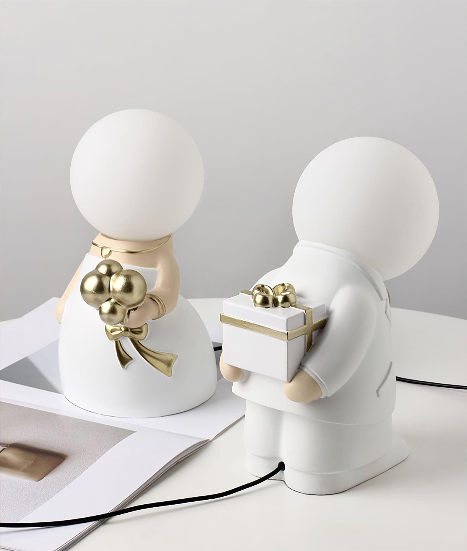 Wedding Decoration Built-in Battery Table Lamp - Blowlighting