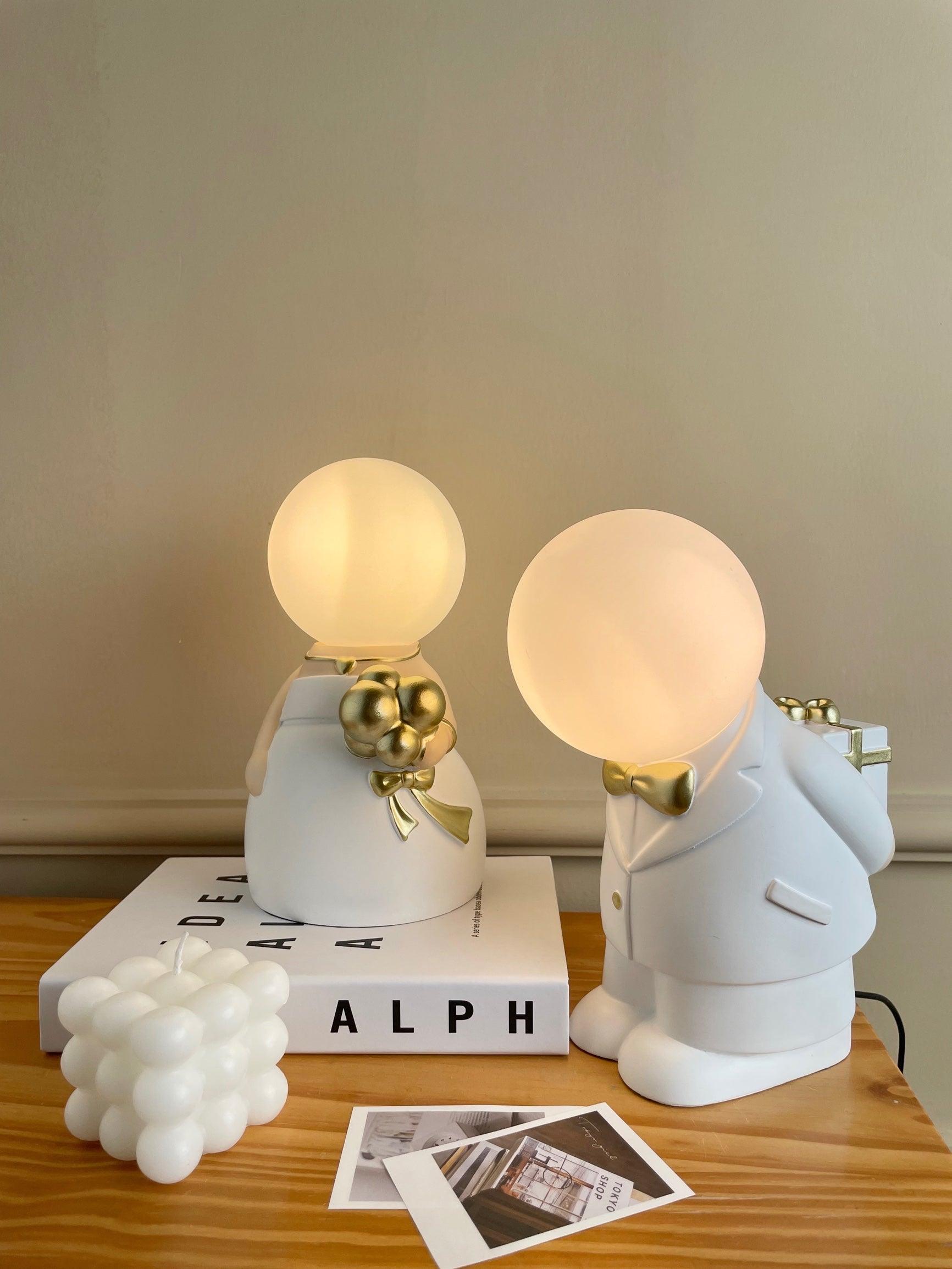 Wedding Decoration Built-in Battery Table Lamp - Blowlighting