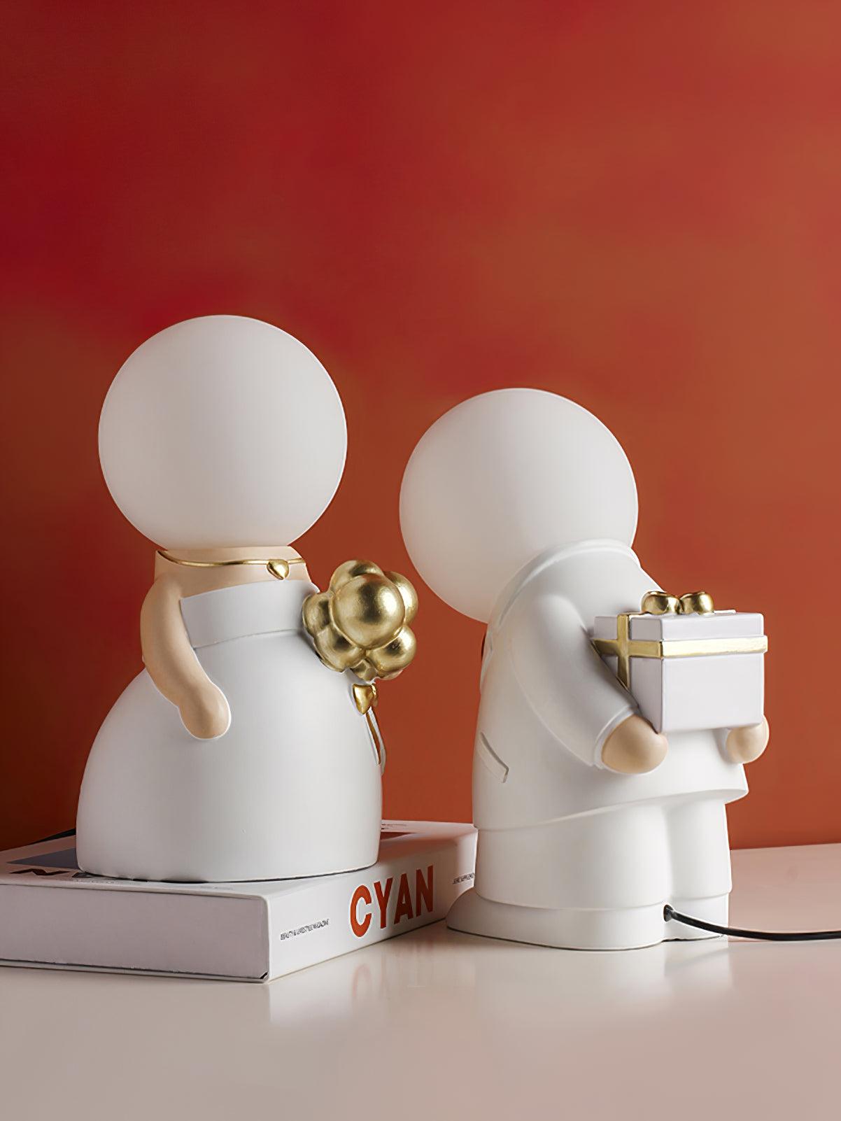 Wedding Decoration Built-in Battery Table Lamp - Blowlighting