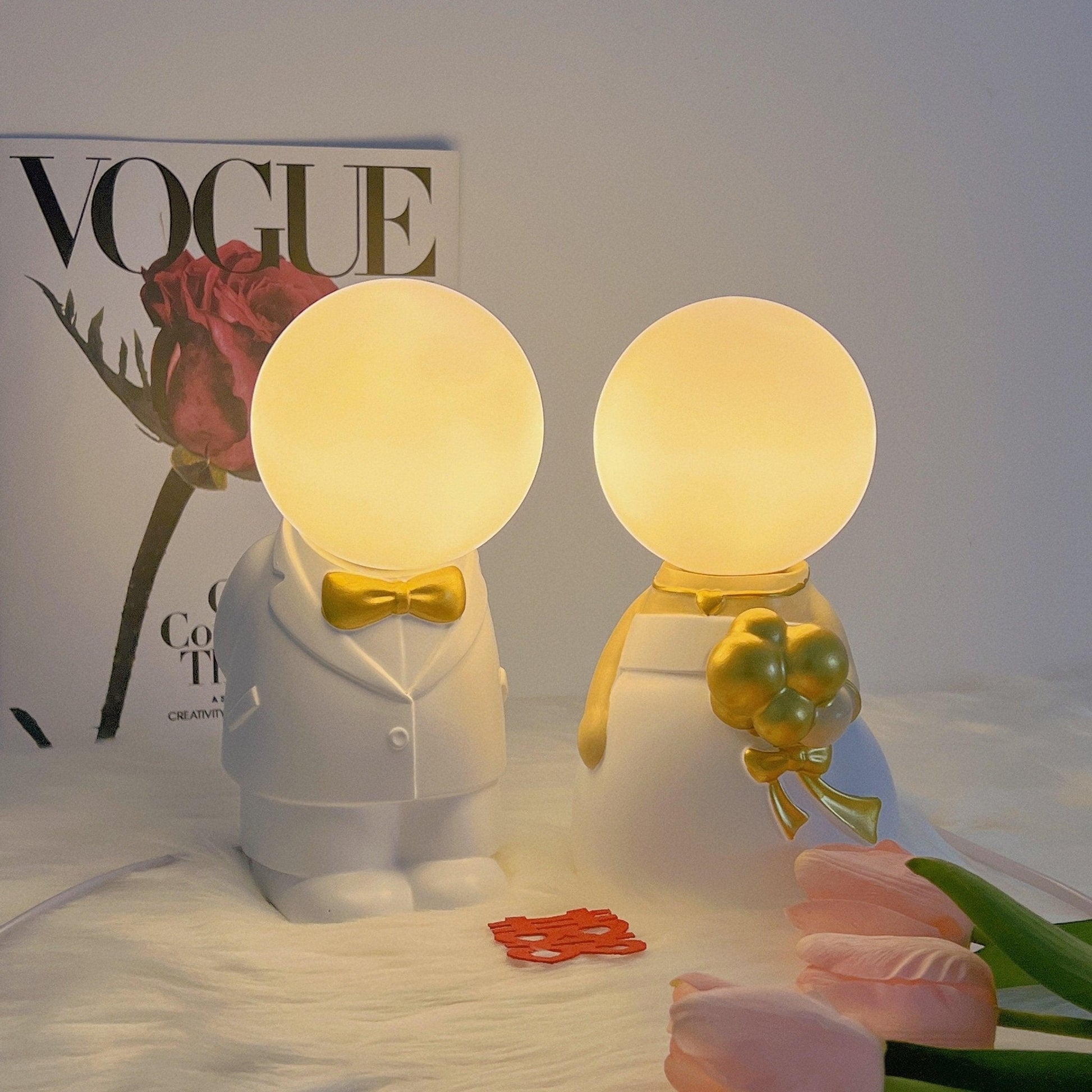 Wedding Decoration Built-in Battery Table Lamp - Blowlighting
