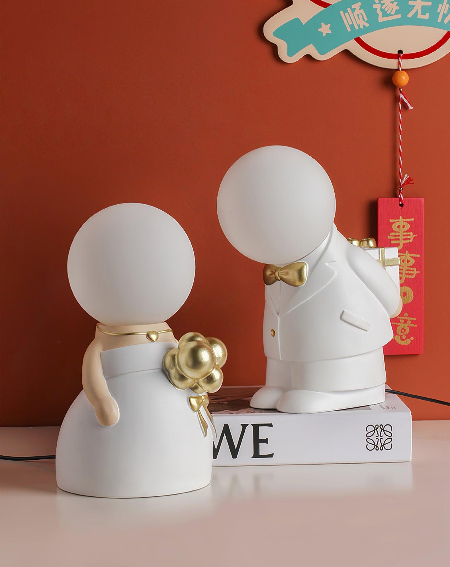 Wedding Decoration Built-in Battery Table Lamp - Blowlighting