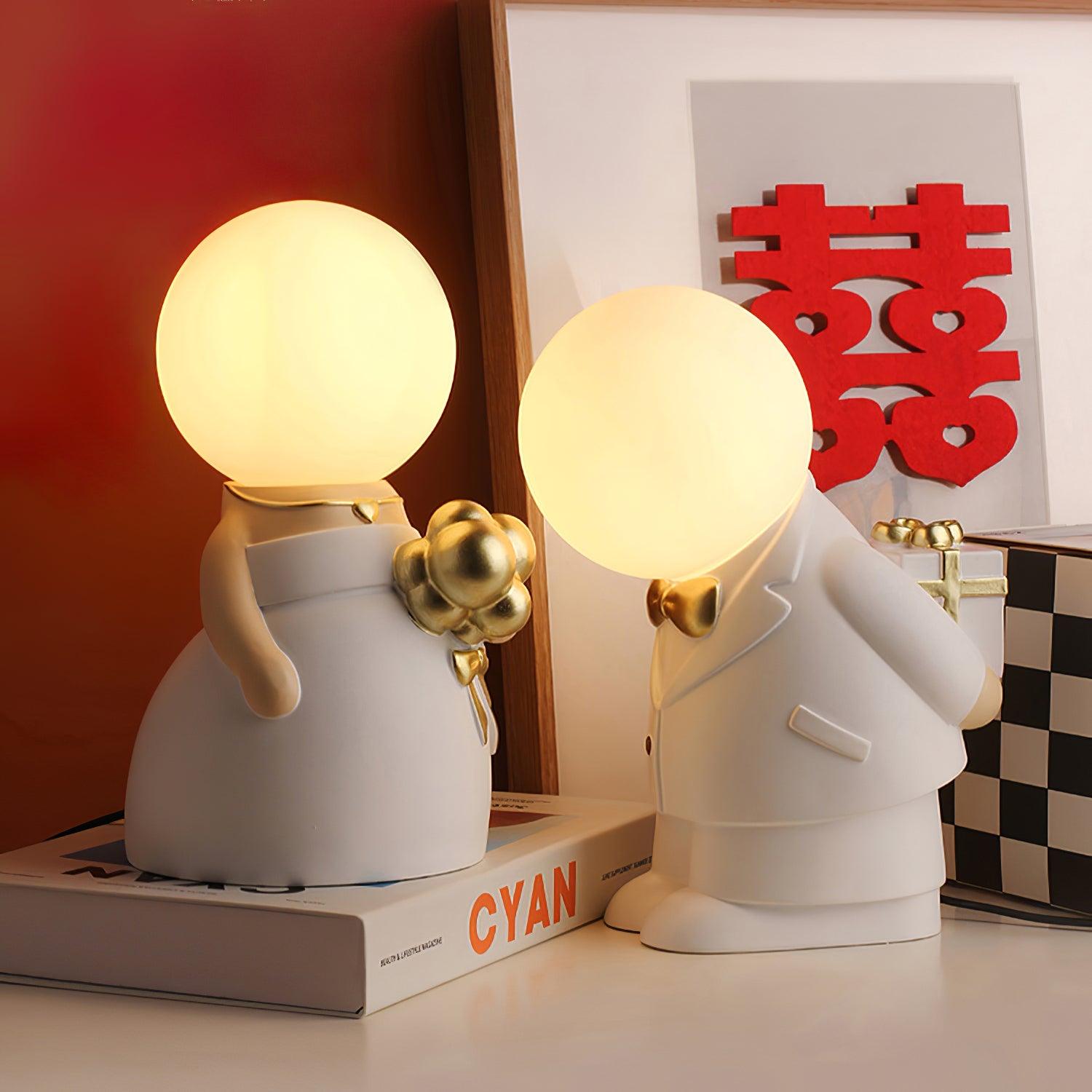 Wedding Decoration Built-in Battery Table Lamp - Blowlighting