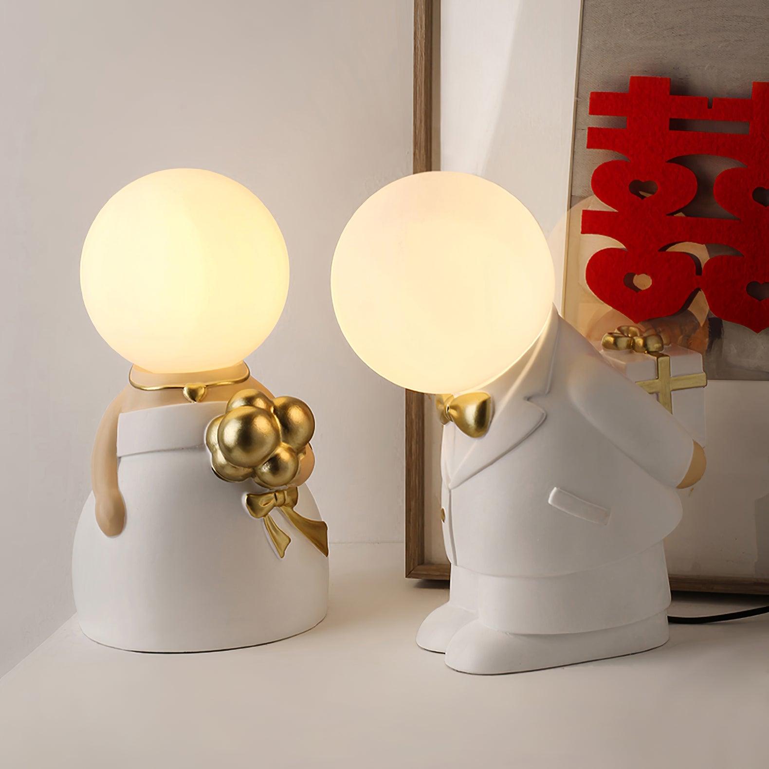 Wedding Decoration Built-in Battery Table Lamp - Blowlighting