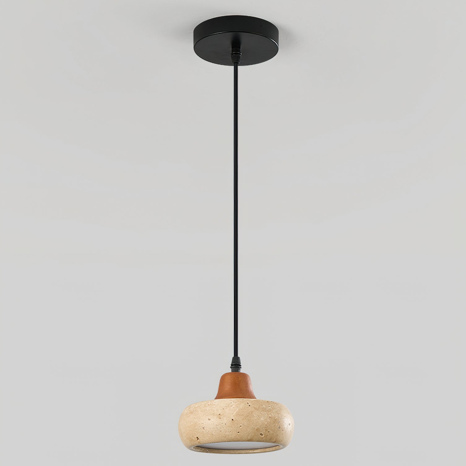 Wella Wabi-Sabi Yellow travertine Pendant Light