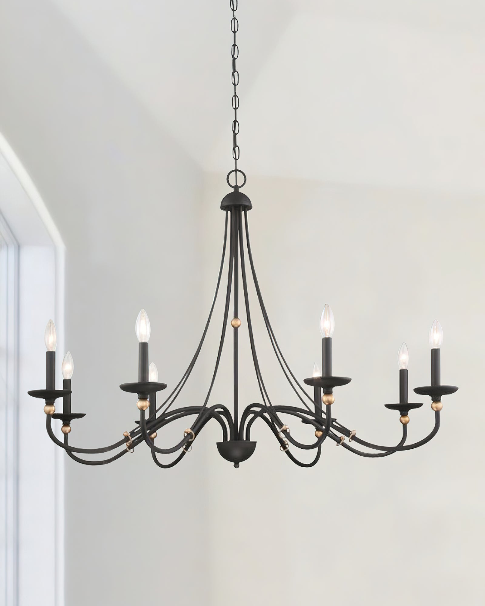 Regalia Vintage Brass Chandelier - Blowlighting