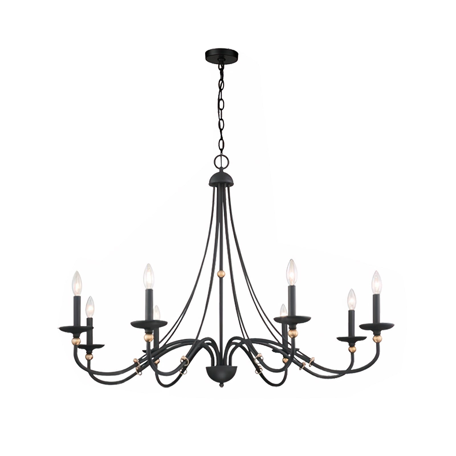 Regalia Vintage Brass Chandelier - Blowlighting