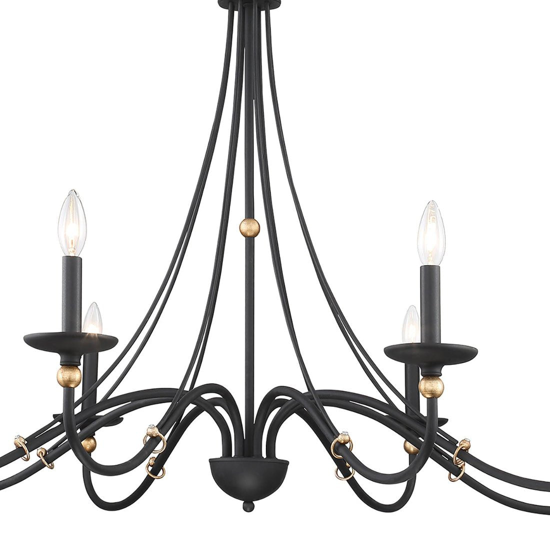 Regalia Vintage Brass Chandelier - Blowlighting