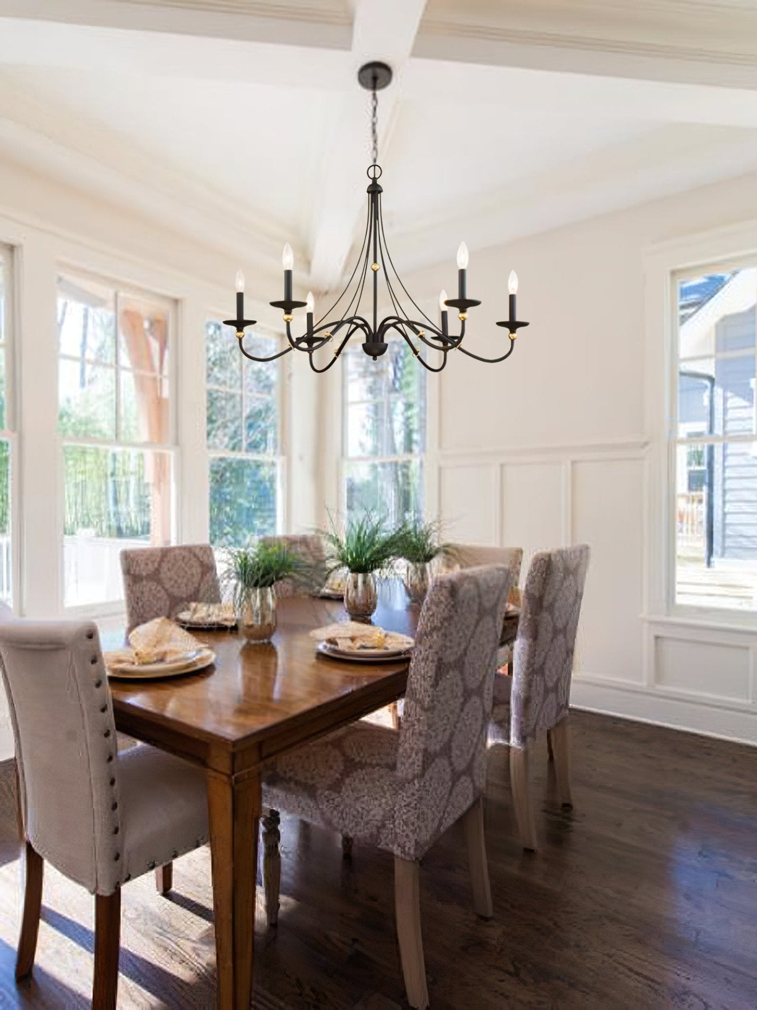 Regalia Vintage Brass Chandelier - Blowlighting