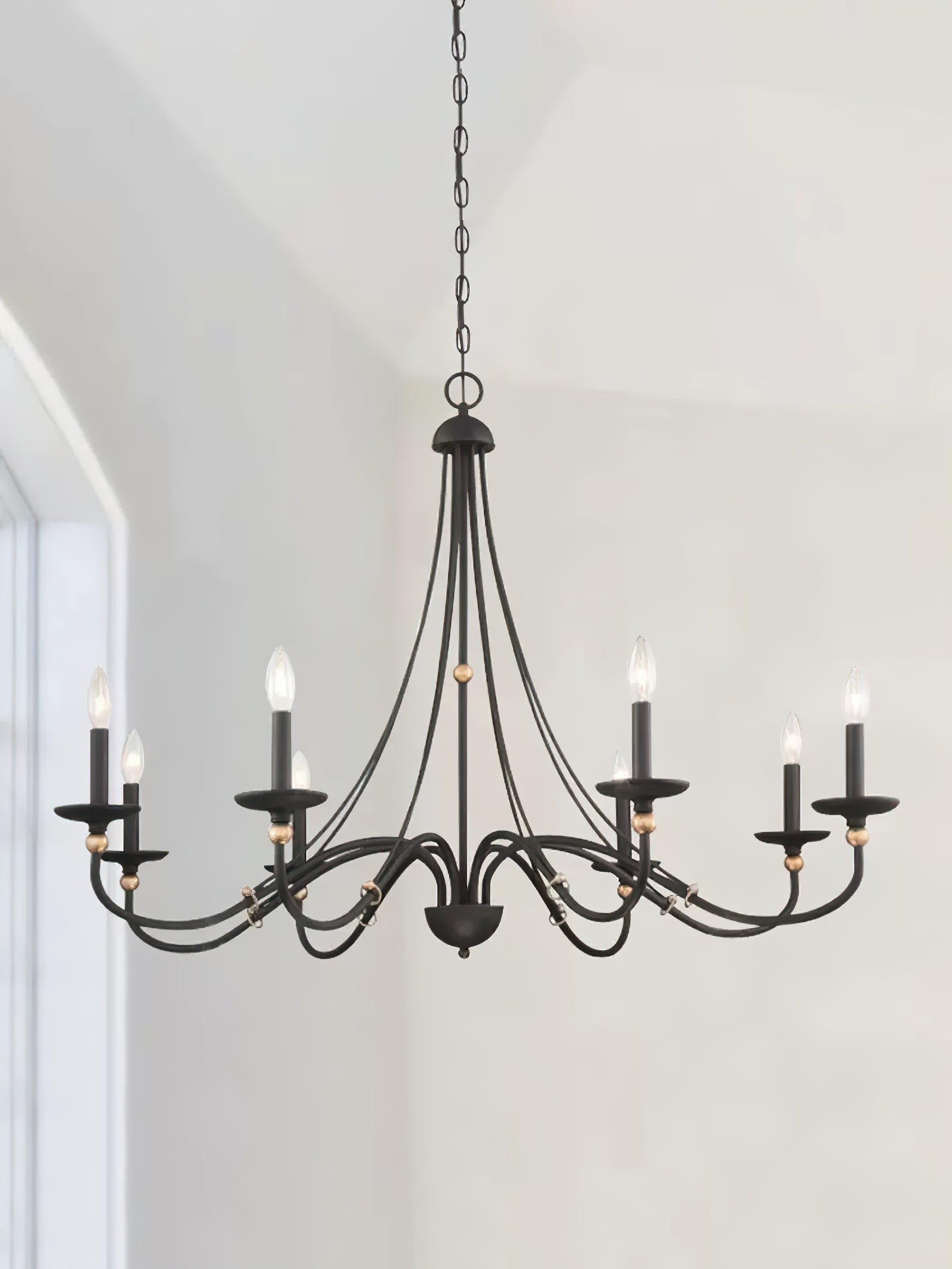 Regalia Vintage Brass Chandelier - Blowlighting