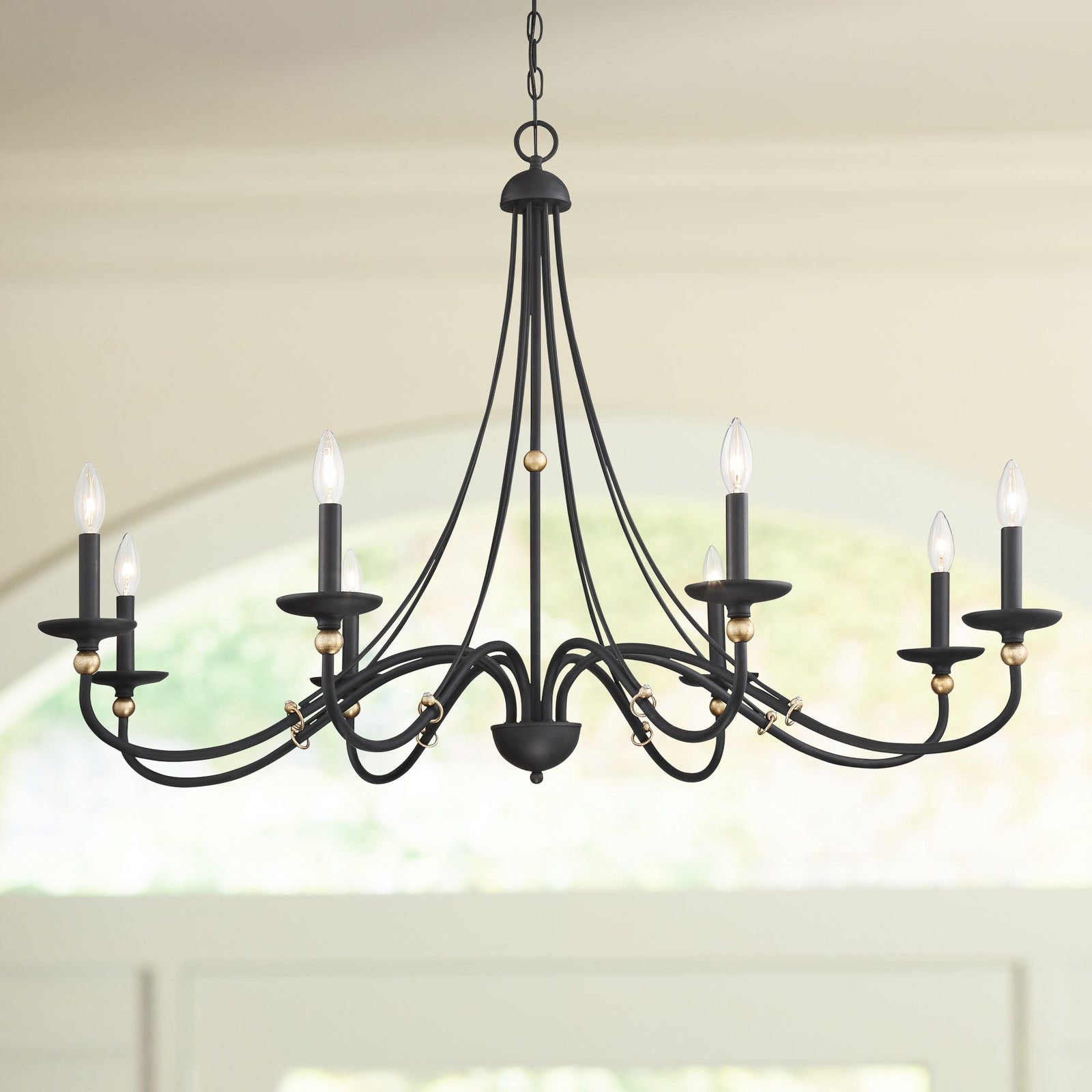 Regalia Vintage Brass Chandelier - Blowlighting