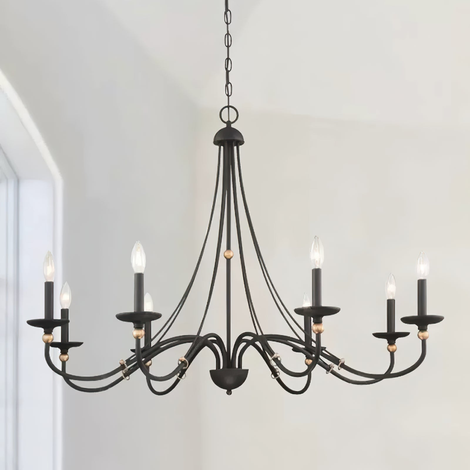 Regalia Vintage Brass Chandelier - Blowlighting