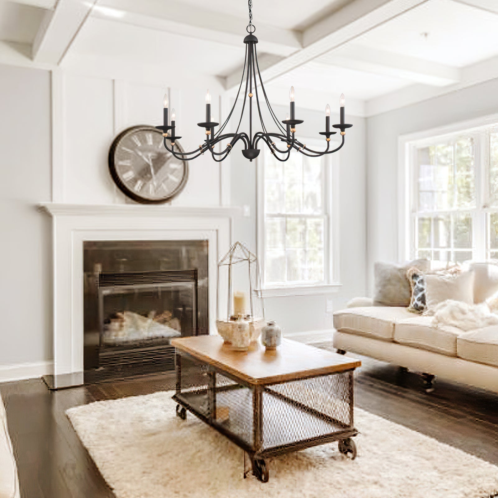 Regalia Vintage Brass Chandelier - Blowlighting