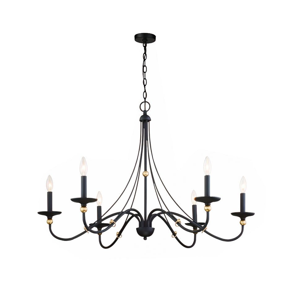 Regalia Vintage Brass Chandelier - Blowlighting