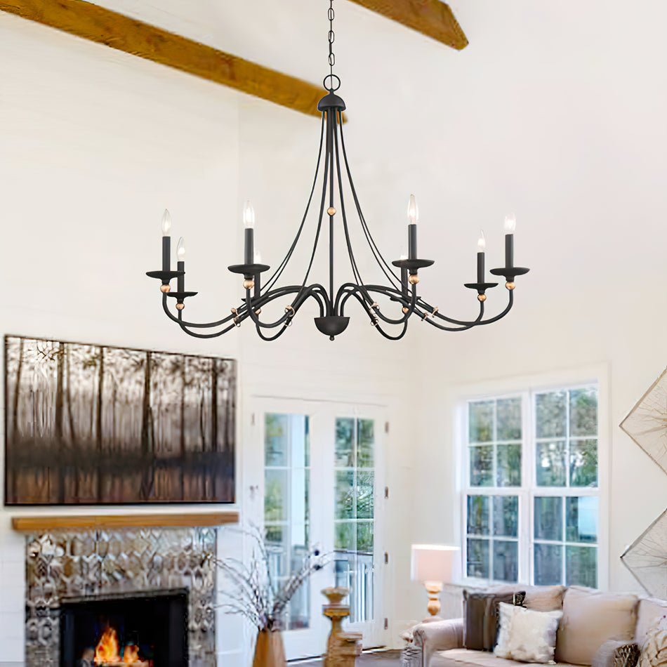 Regalia Vintage Brass Chandelier - Blowlighting