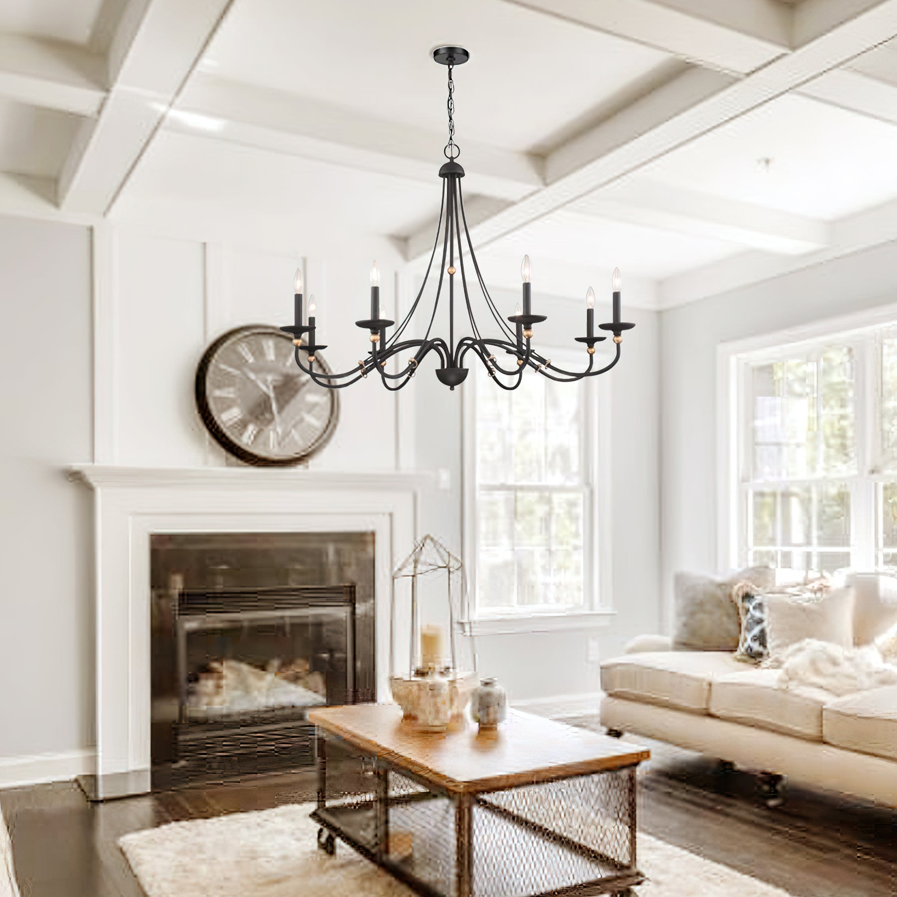 Regalia Vintage Brass Chandelier - Blowlighting