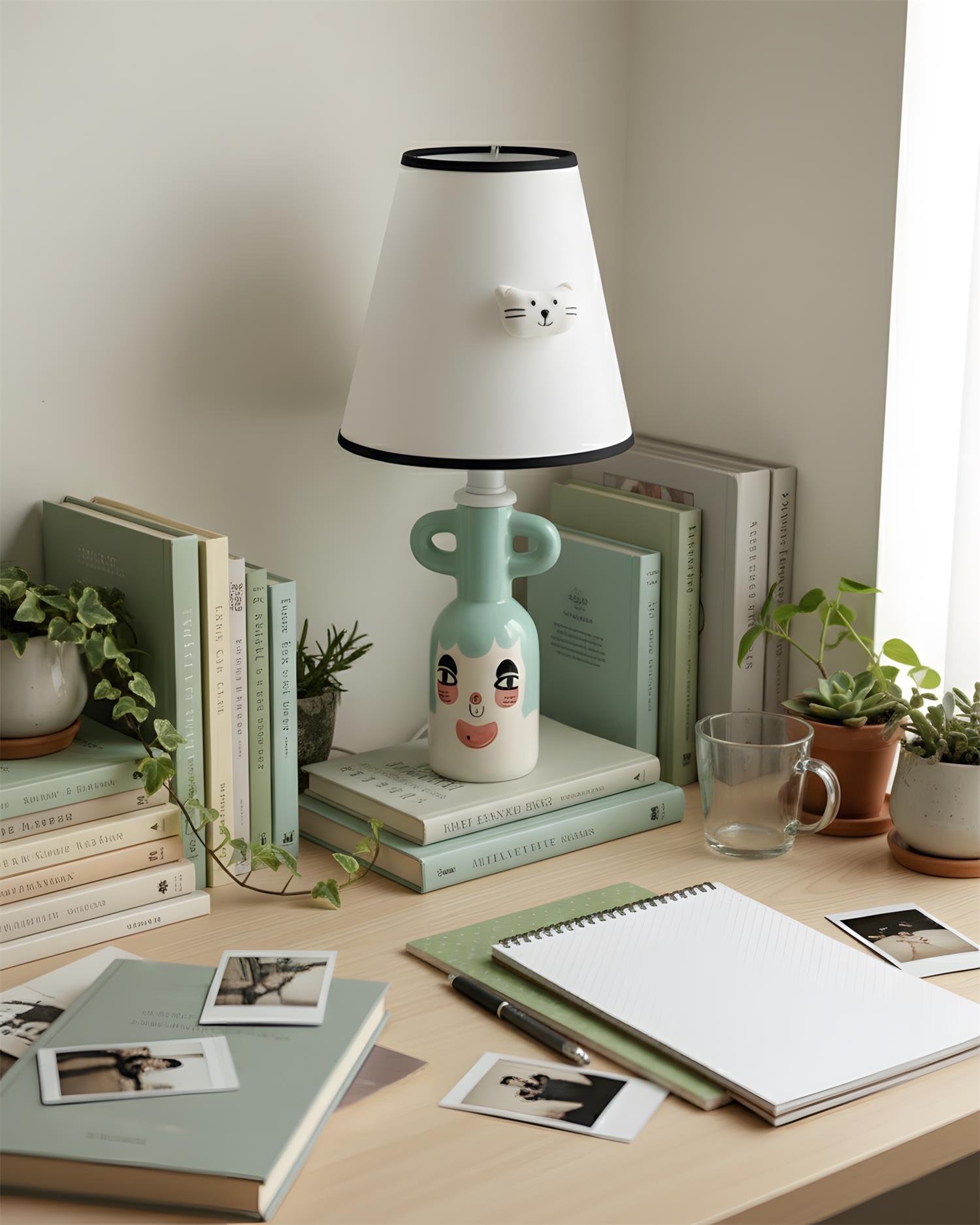 WhimsyKit Modern Ceramics Table Lamp
