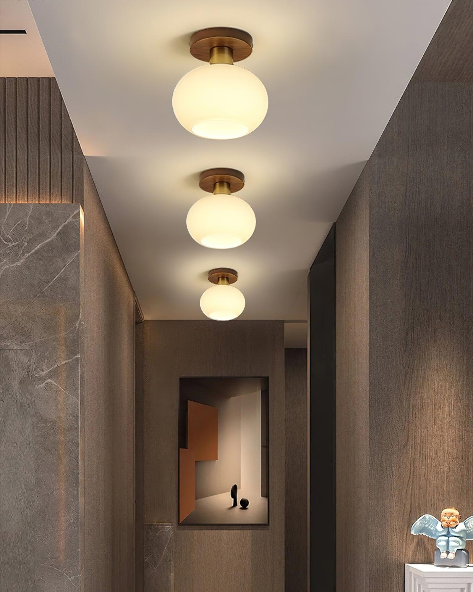 White Shell Ceiling Lamp - Blowlighting