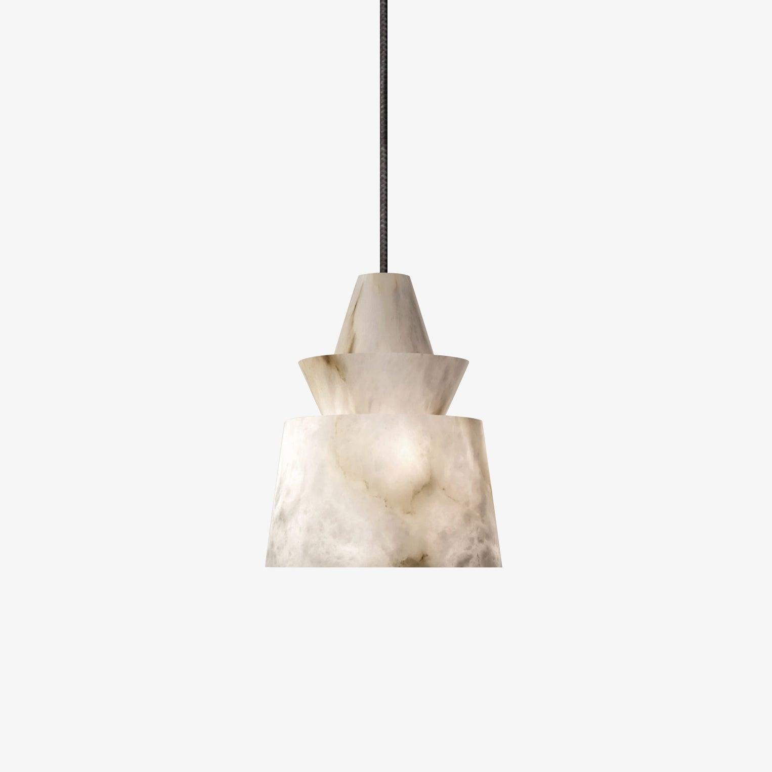 Curineth Minimalist Alabaster Pendant Light - Blowlighting