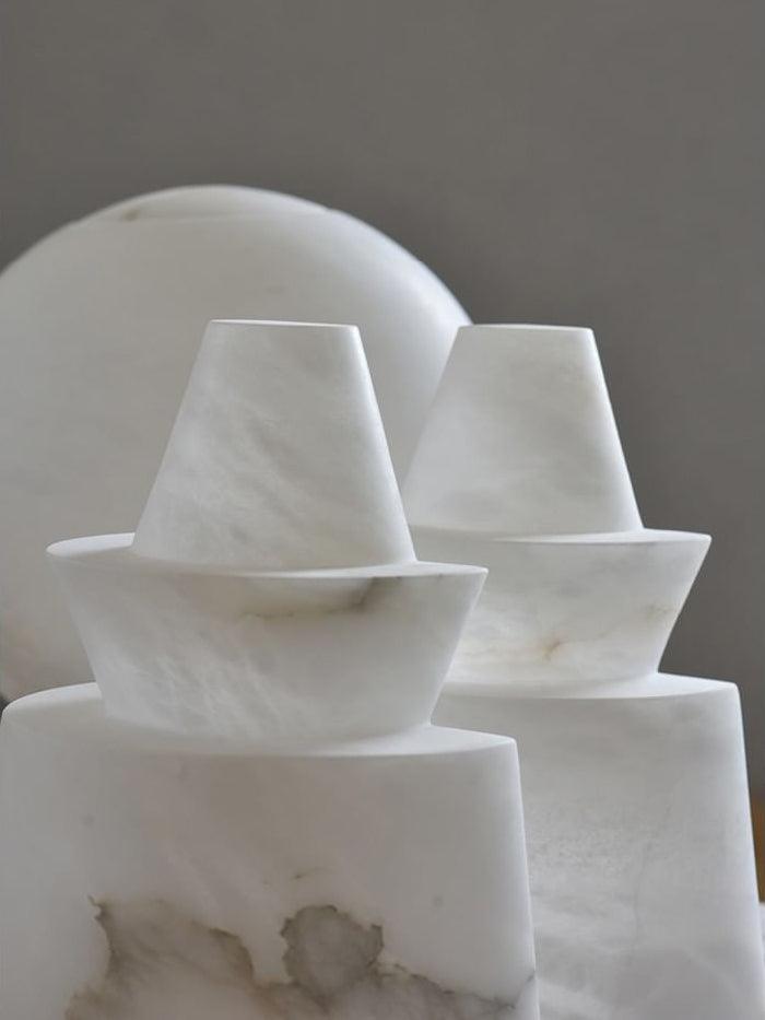 Curineth Minimalist Alabaster Pendant Light - Blowlighting