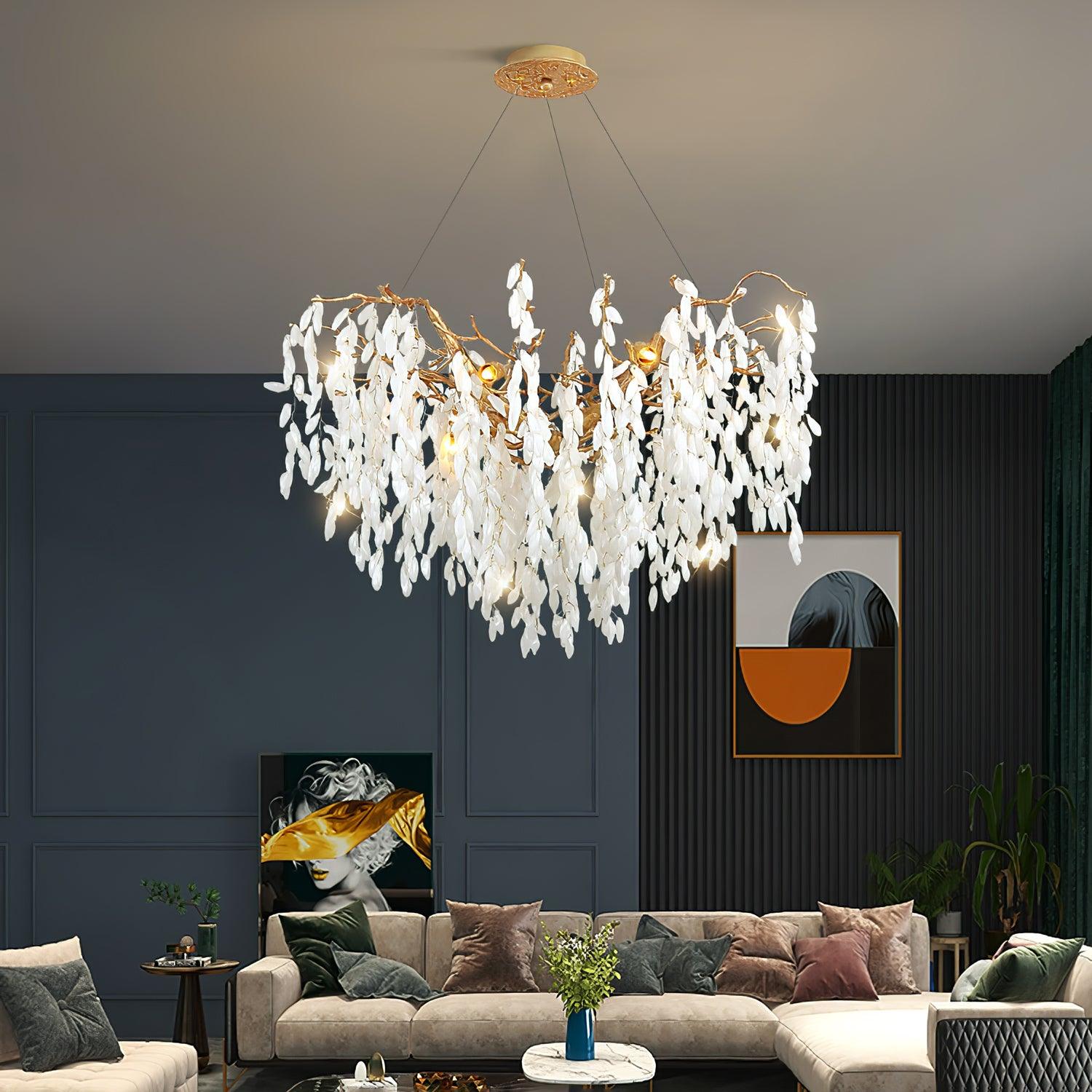 Florealis Cascading Crystal Chandelier - Blowlighting