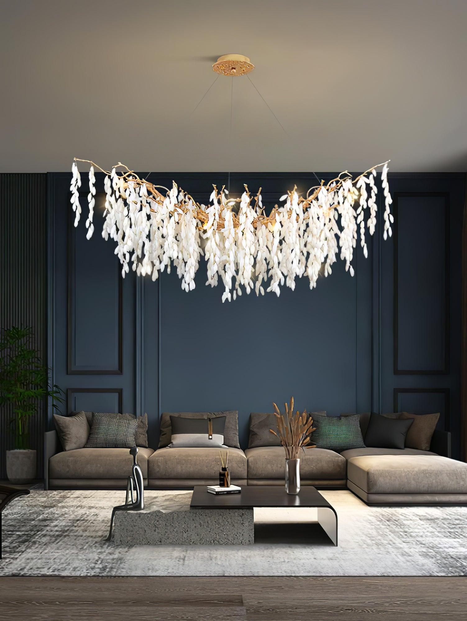 Florealis Cascading Crystal Chandelier - Blowlighting