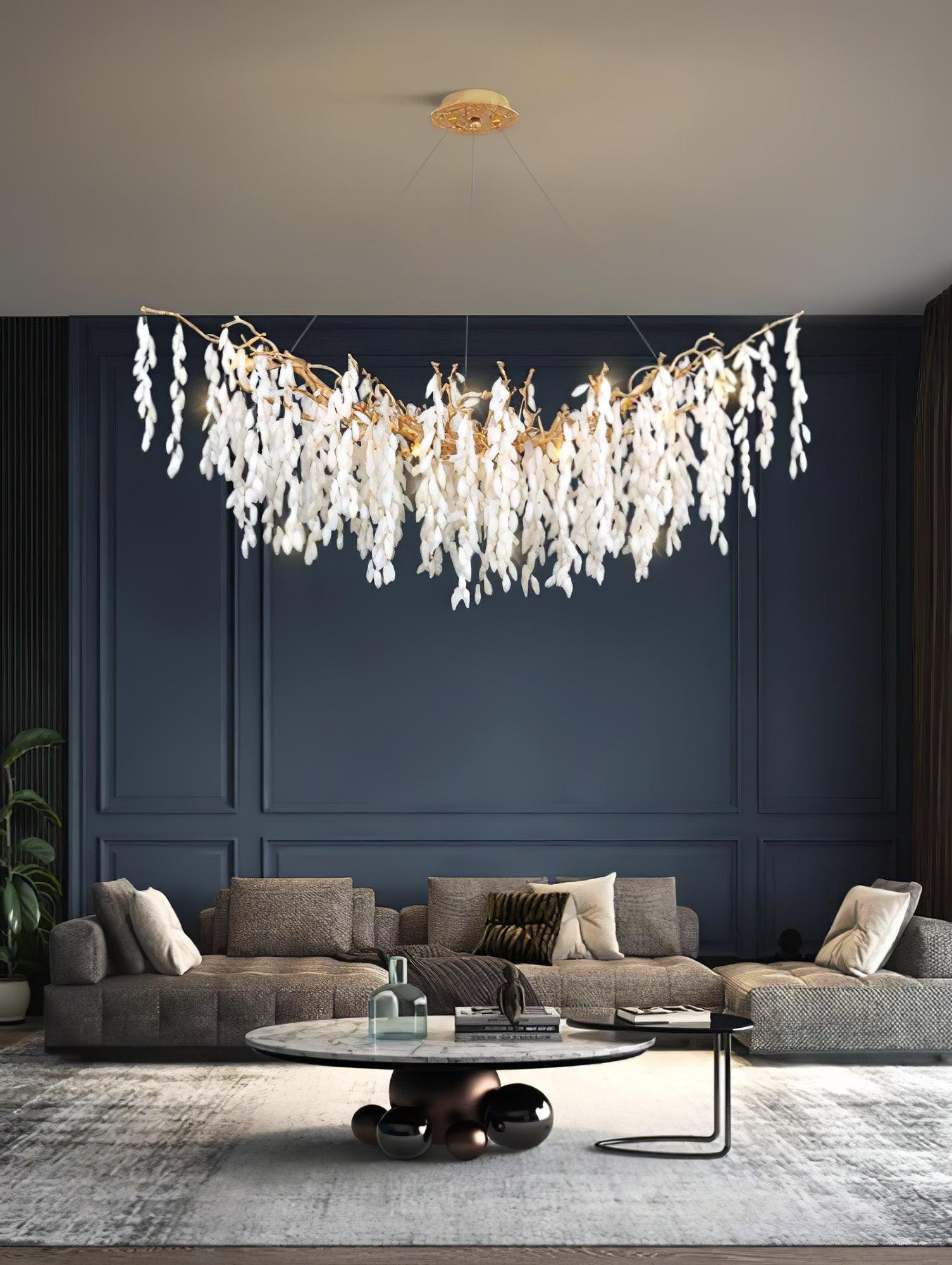 Florealis Cascading Crystal Chandelier - Blowlighting
