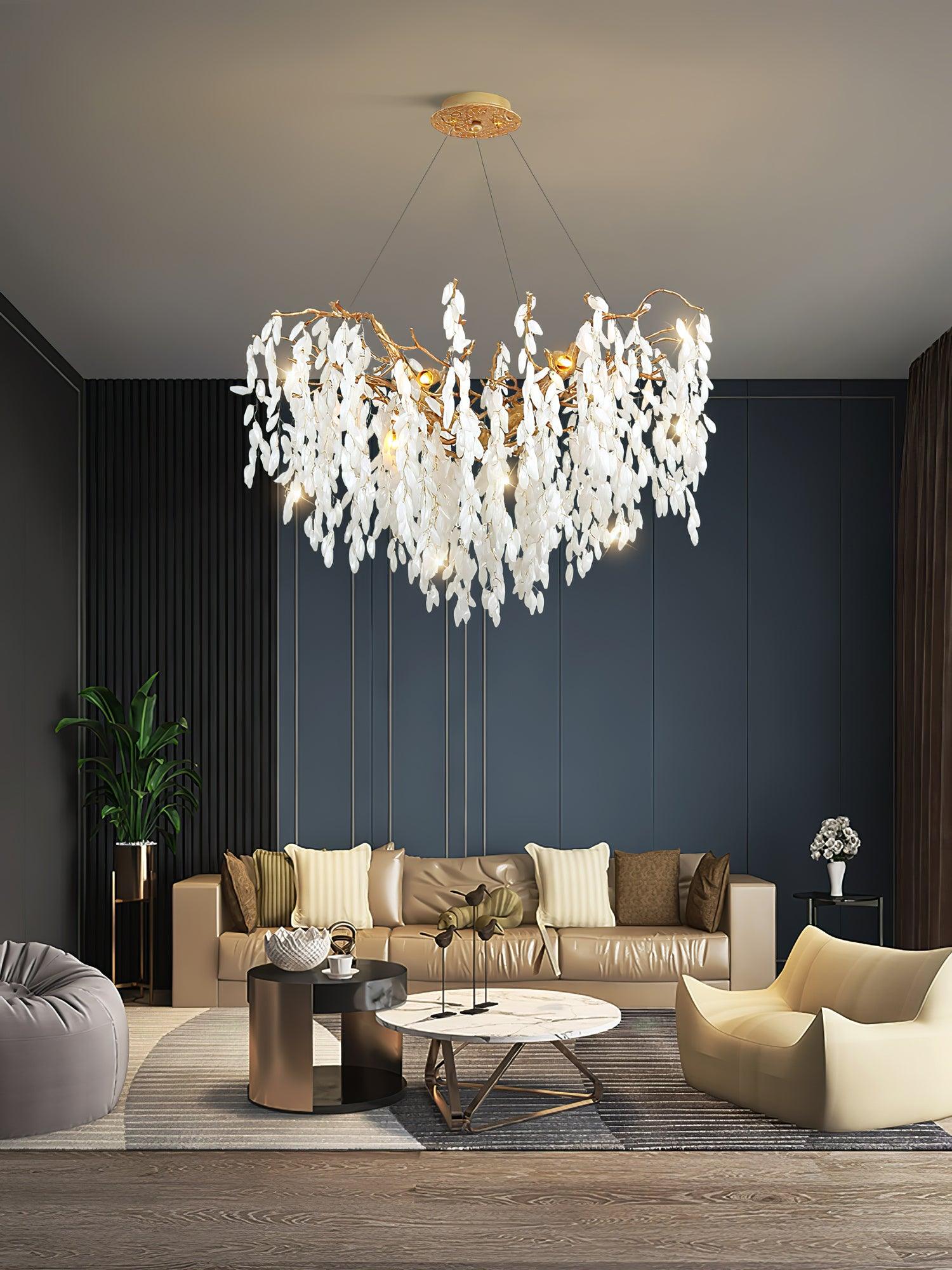 Florealis Cascading Crystal Chandelier - Blowlighting