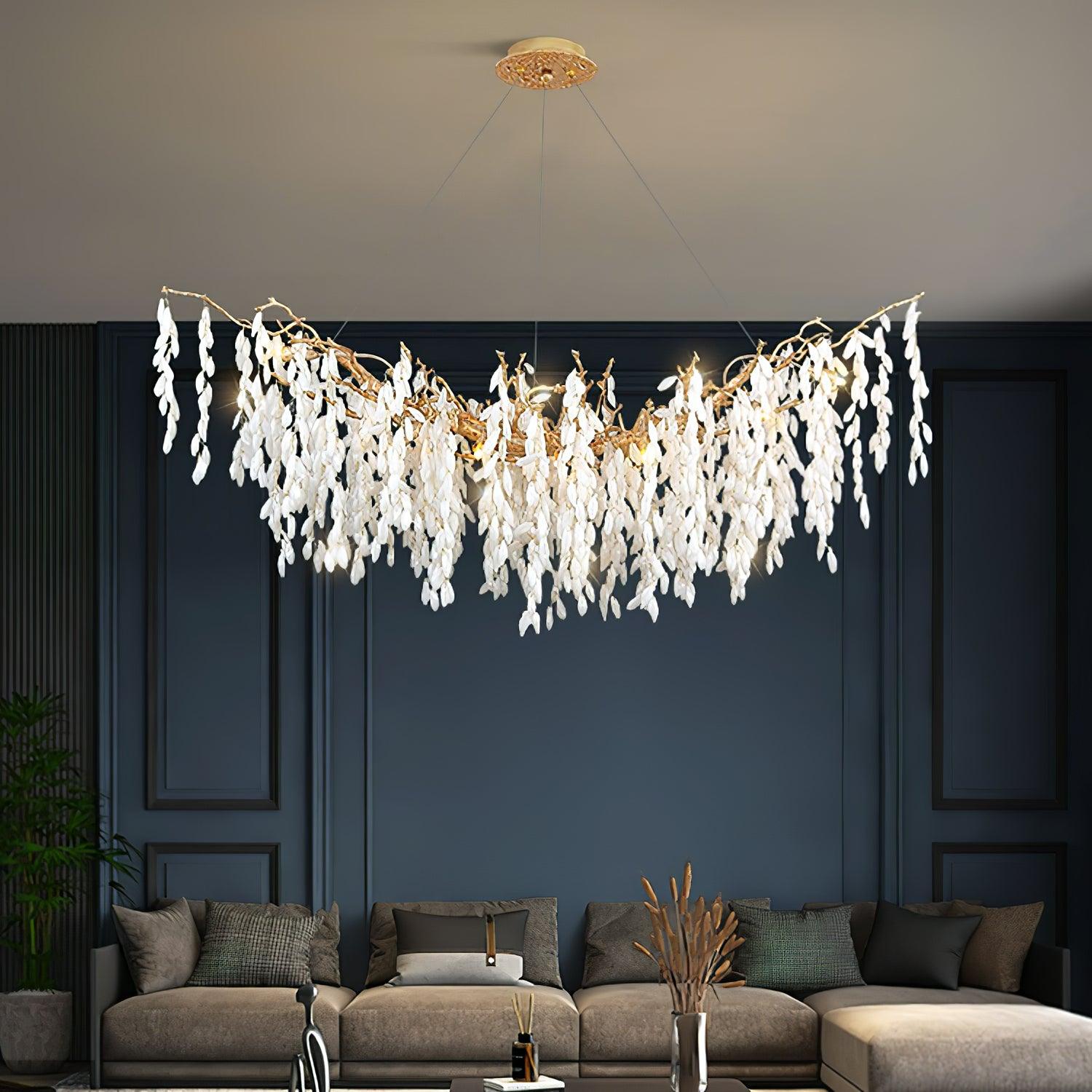 Florealis Cascading Crystal Chandelier - Blowlighting